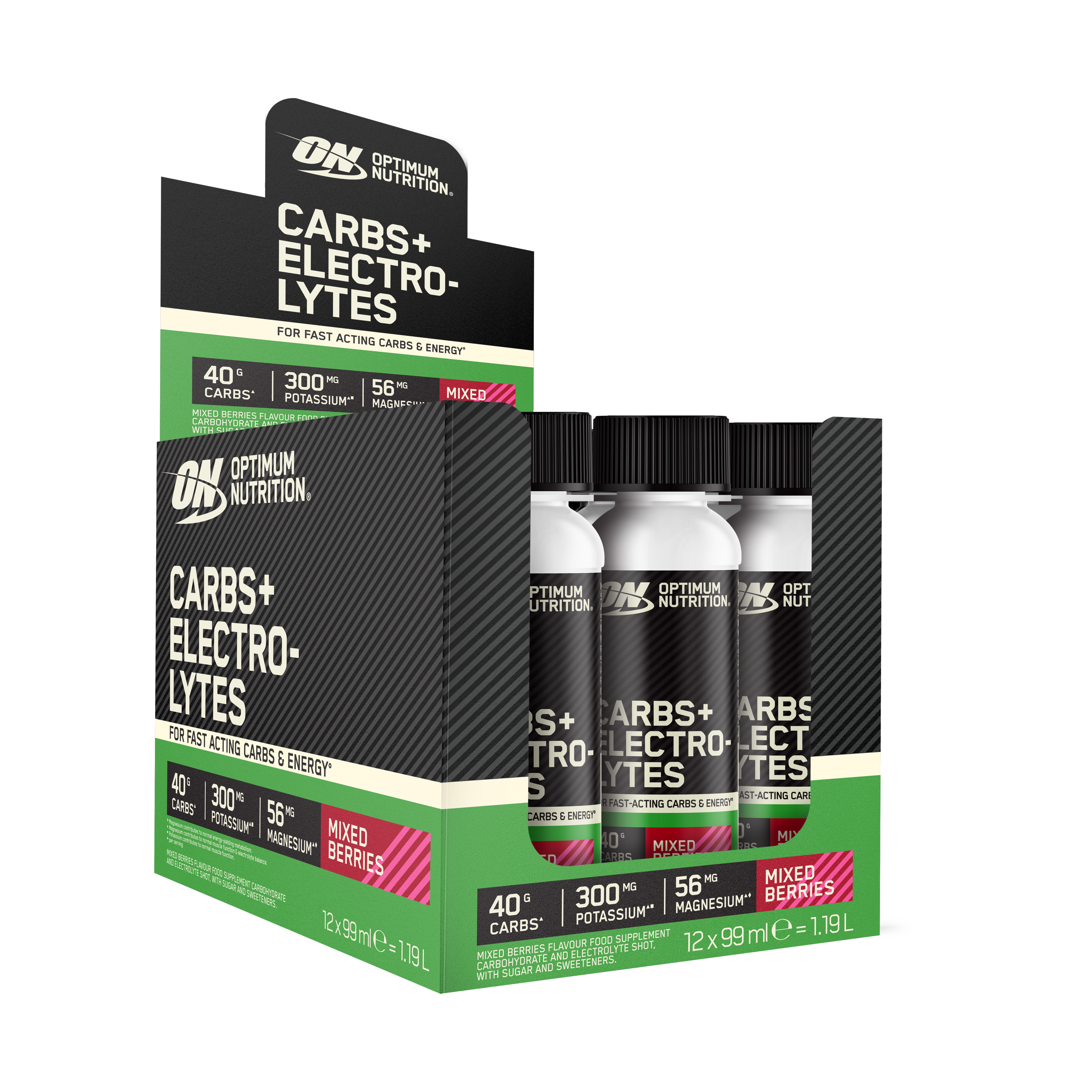 optimum-nutrition-carbs-electrolytes-shot-99-ml-40-g-carbs-ausdauer-gel-drink image 2