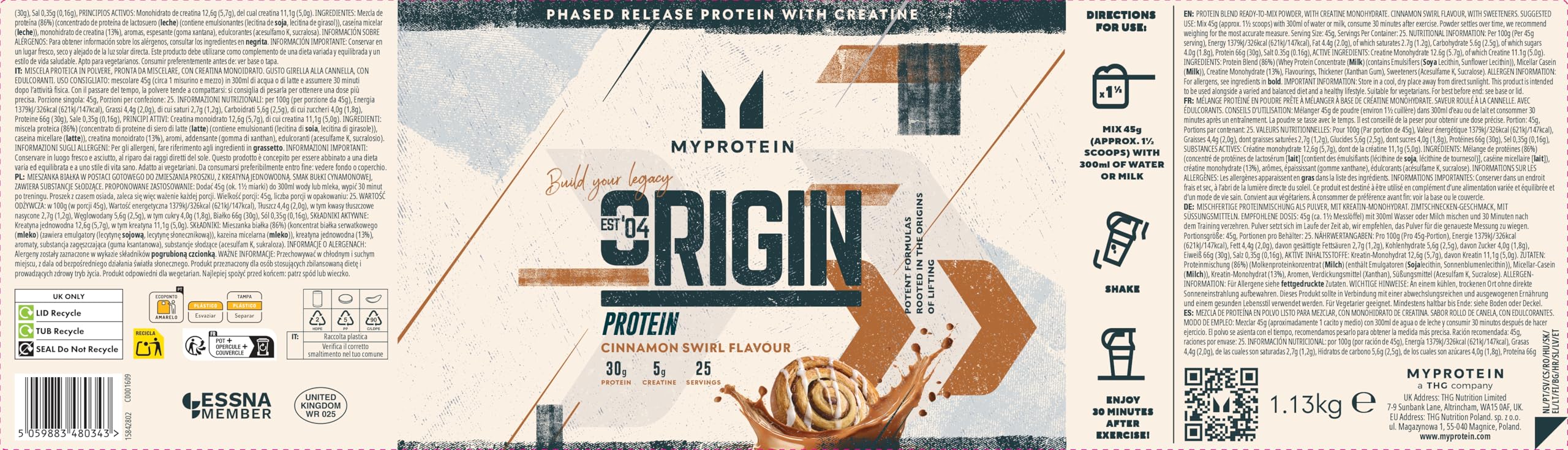 myprotein-origin-protein-mit-kreatin-1-2-kg-zimtschnecke-25-portionen image 7