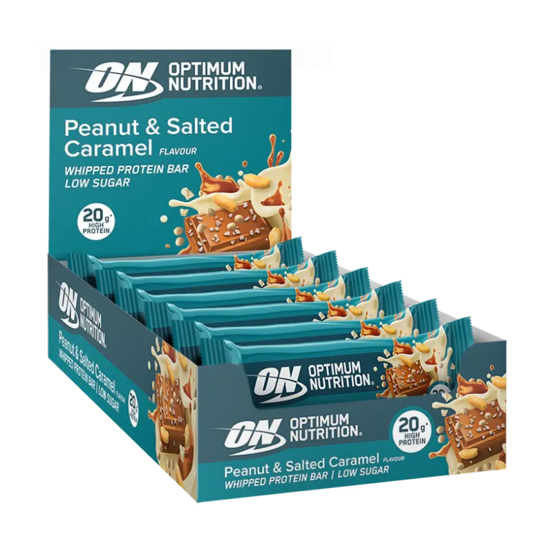 optimum-nutrition-gold-standard-whipped-protein-bar-peanut-salted-caramel-20g-pr image 1