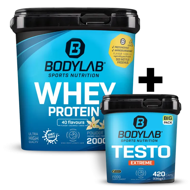bodylab24-whey-protein-2-kg-big-pack-testo-extreme-2-0-420-kapseln image 1
