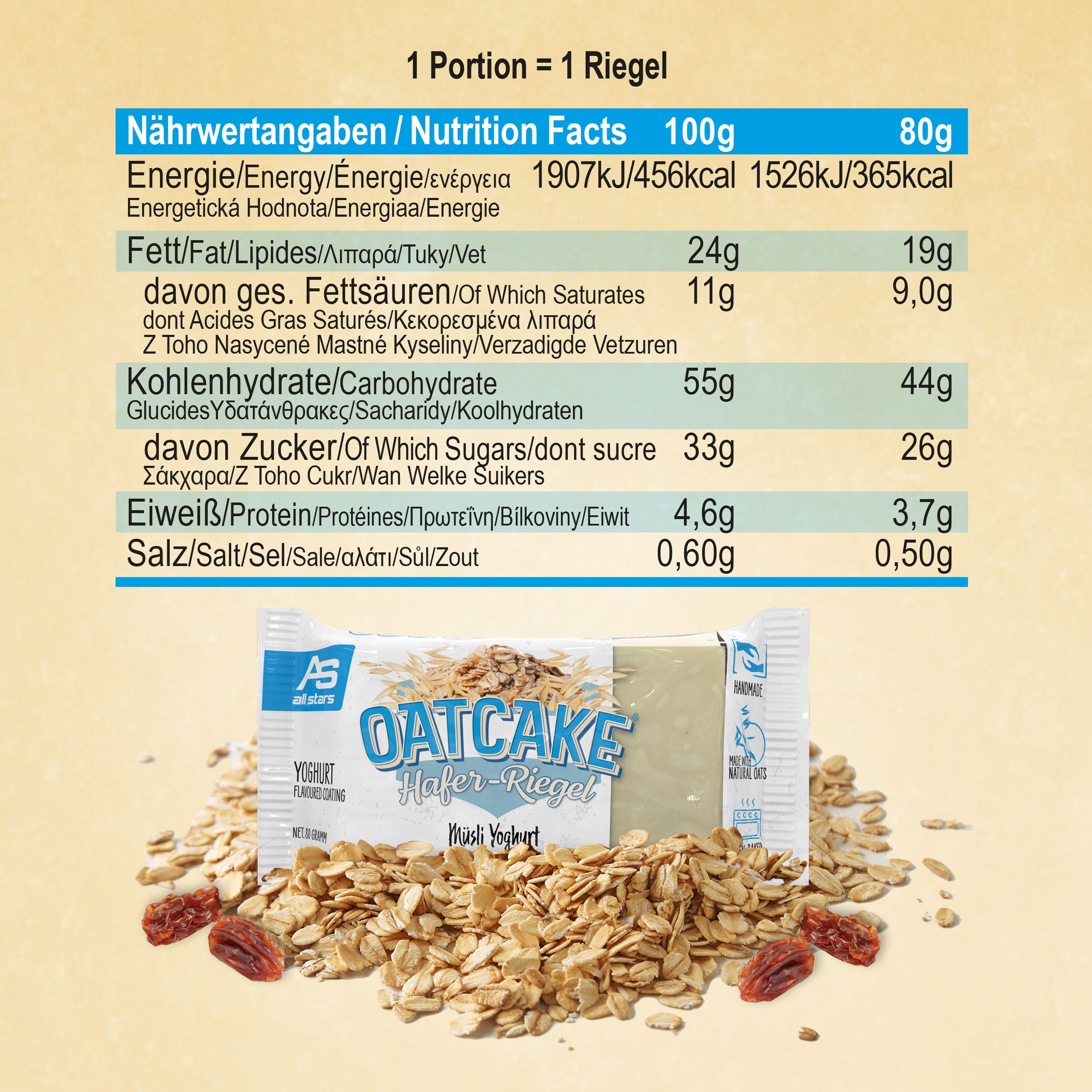 all-stars-oatcake-just-oats-hafer-riegel-80g image 5