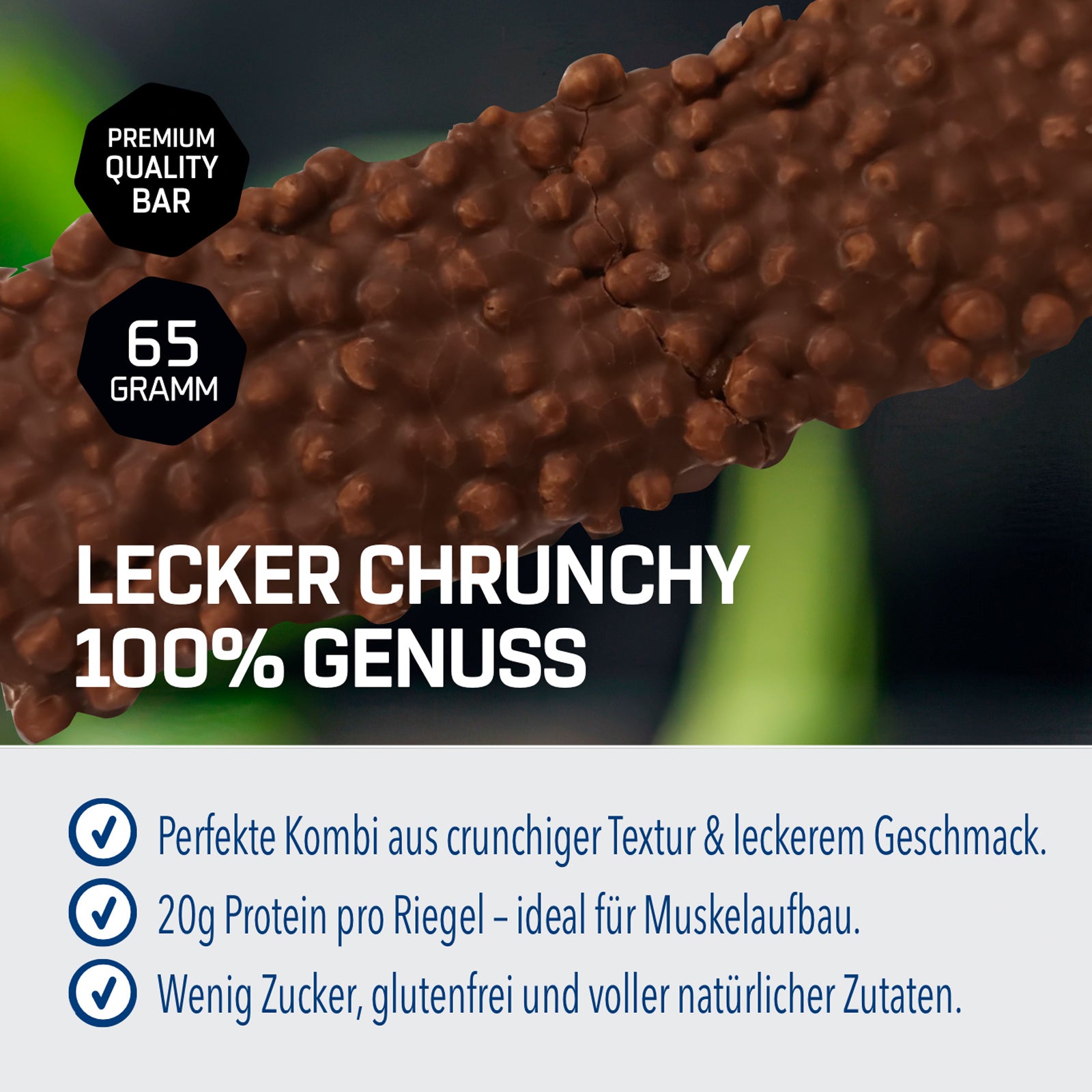 bodylab24-crunchy-protein-bar-deluxe-12x65g-proteinriegel image 7