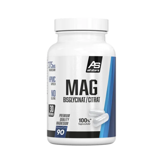all-stars-pure-mag-magnesium-bisglycinat-citrat-90-kapseln image 1