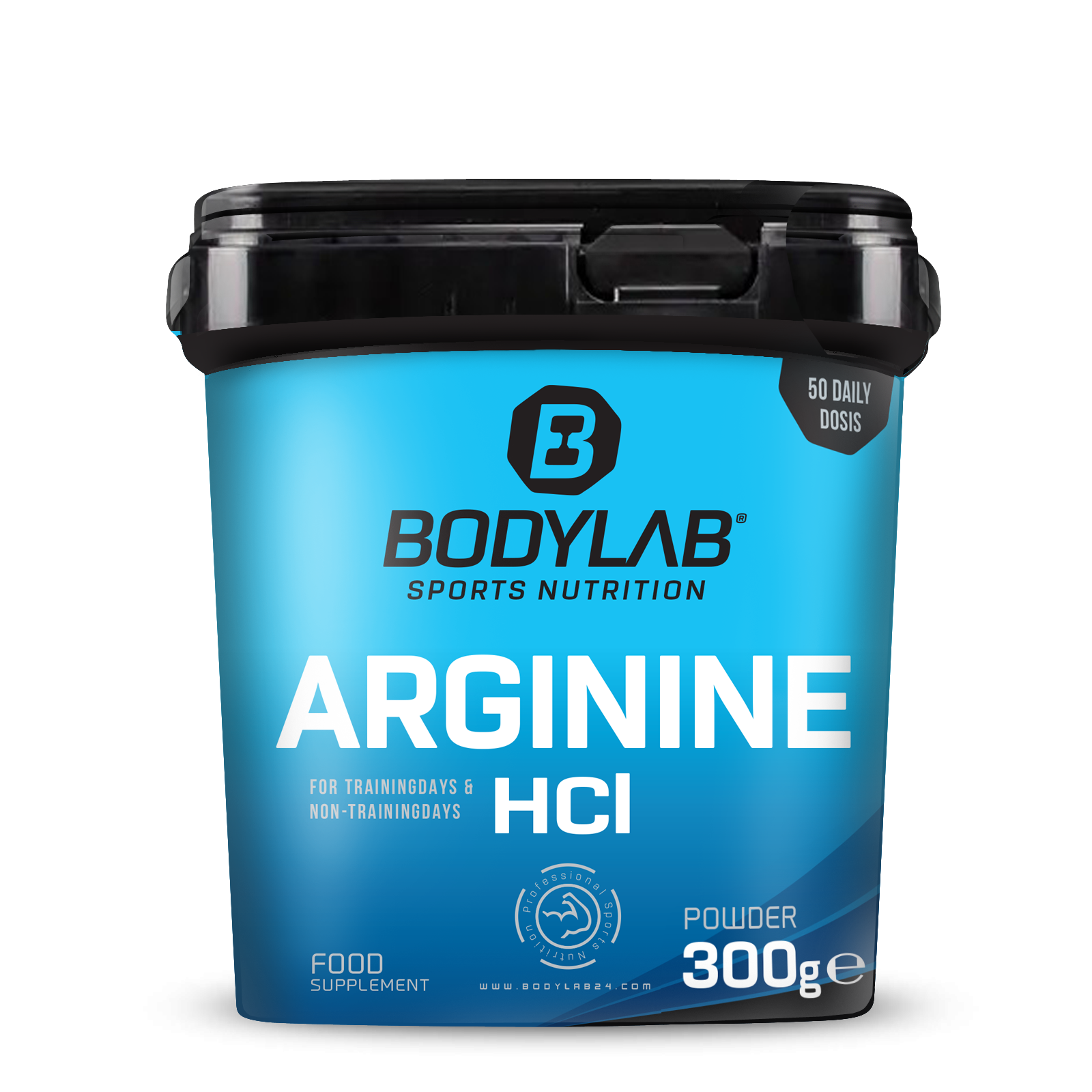 bodylab24-arginine-hcl-powder-300-g image 1