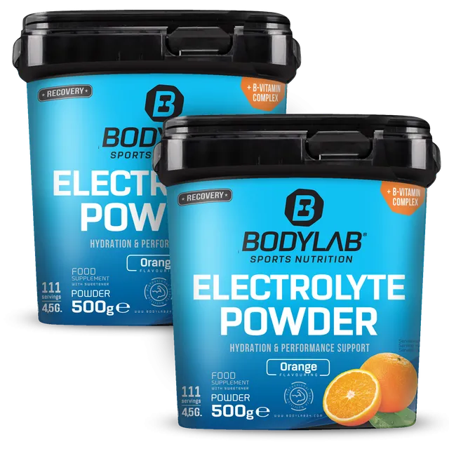 bodylab24-electrolyte-powder-orange-elektrolyt-drink-2-x-500g image 1