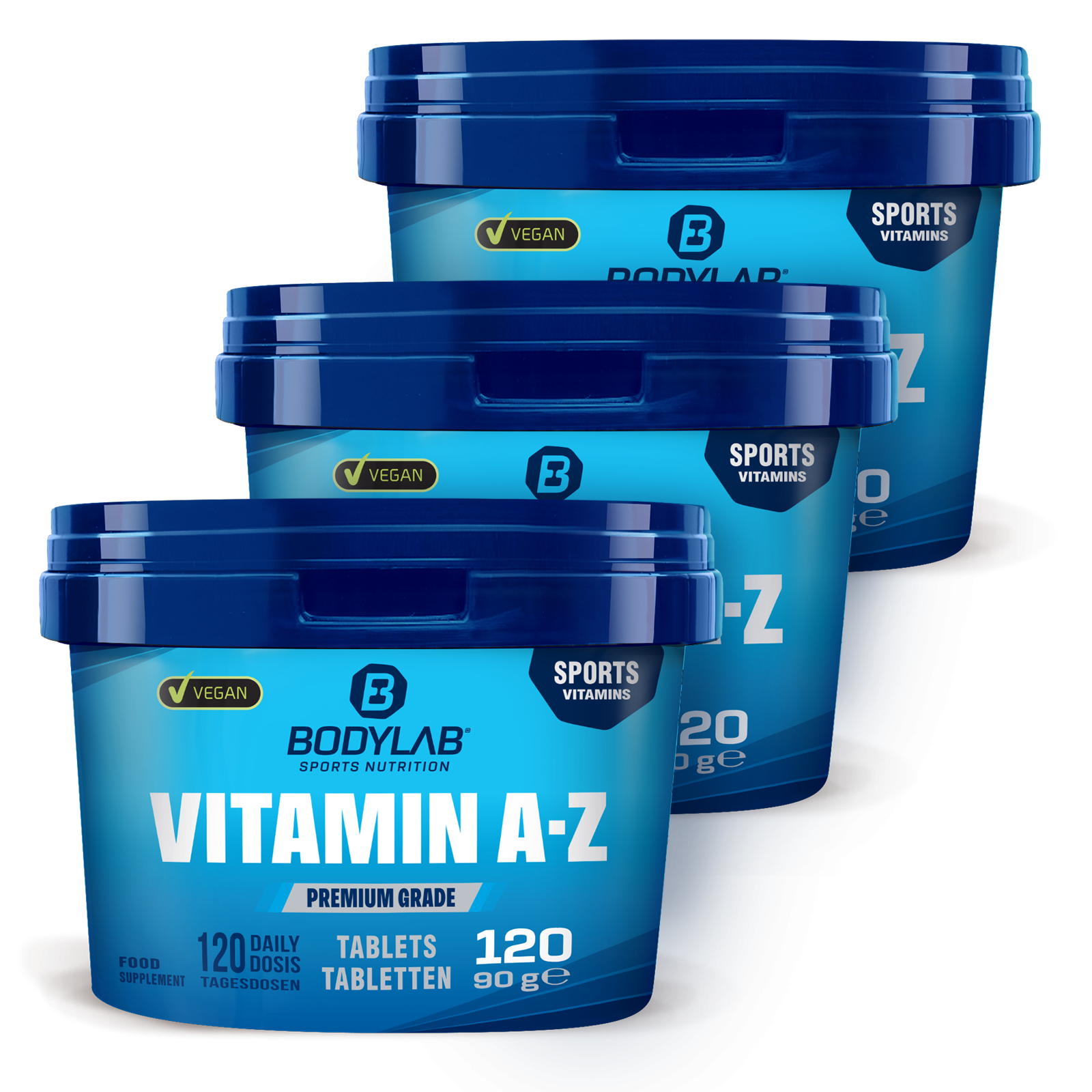 bodylab24-vitamin-a-z-multivitamin-tabletten-3-x-120-tabletten image 1