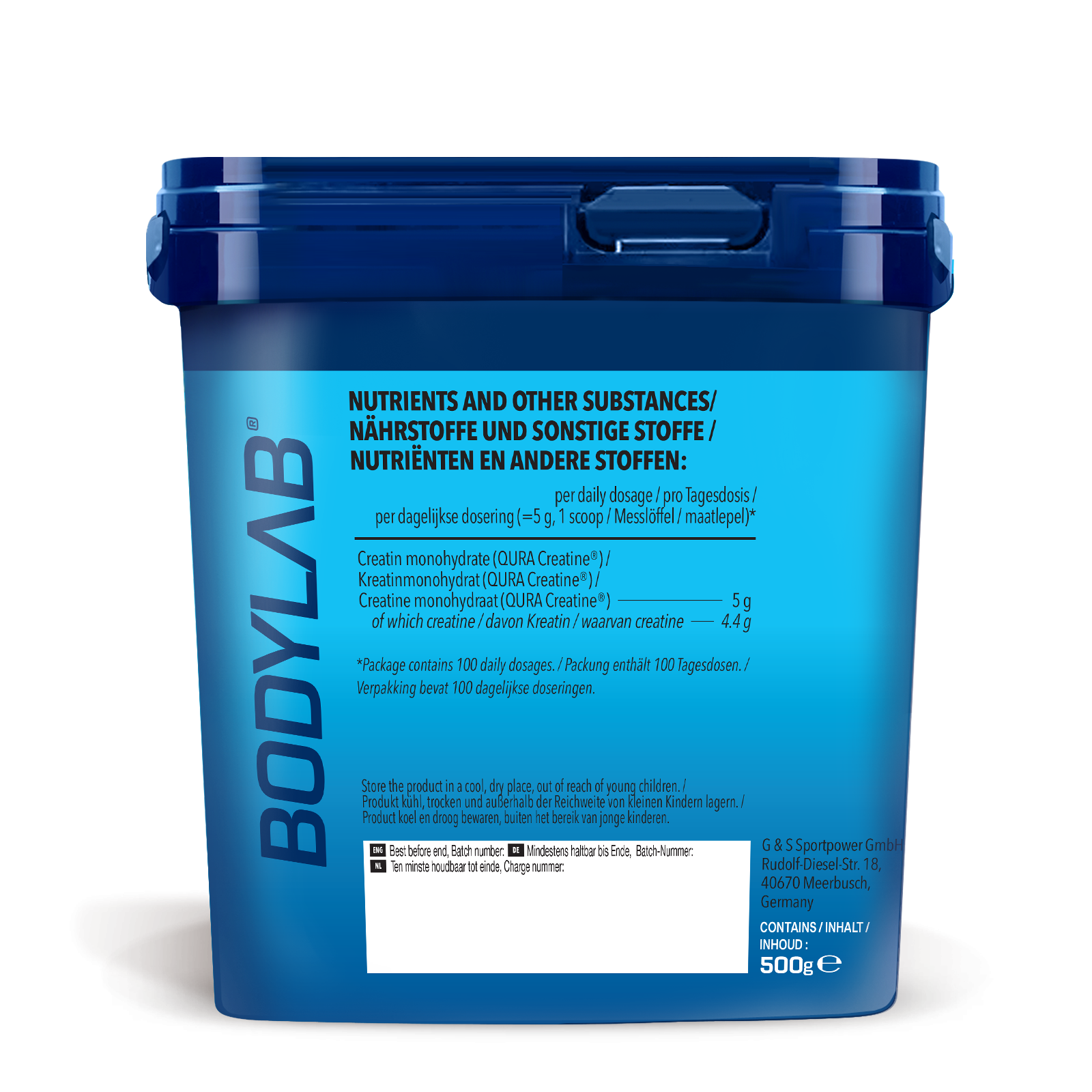 bodylab24-qura-creatine-monohydrate-pulver-500-g image 4