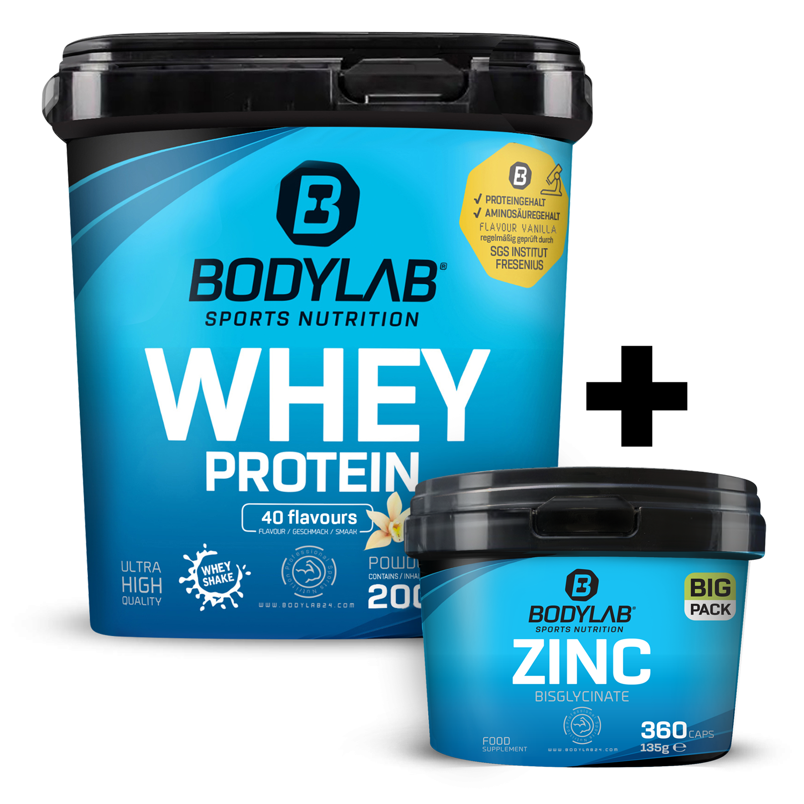 bodylab24-whey-protein-2-kg-big-pack-zinc-bisglycinat-360-kapseln image 1