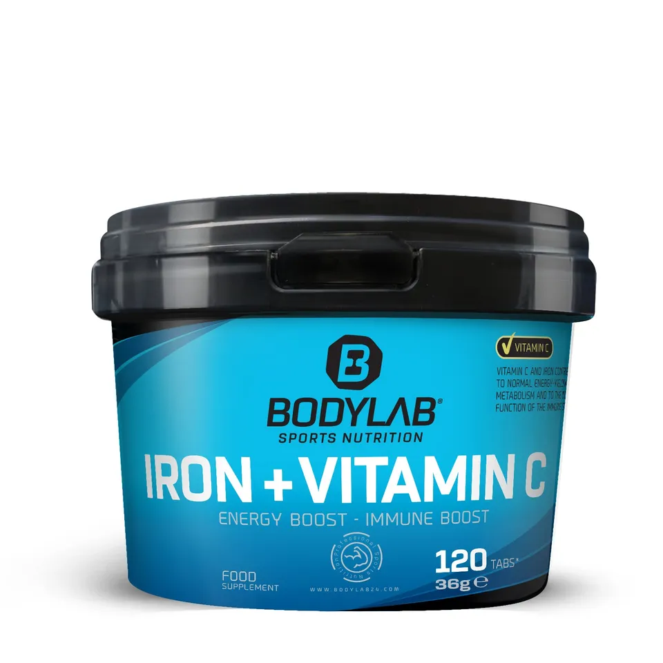 bodylab24-iron-vitamin-c-120-tabletten-energy-boost-immune-boost image 1
