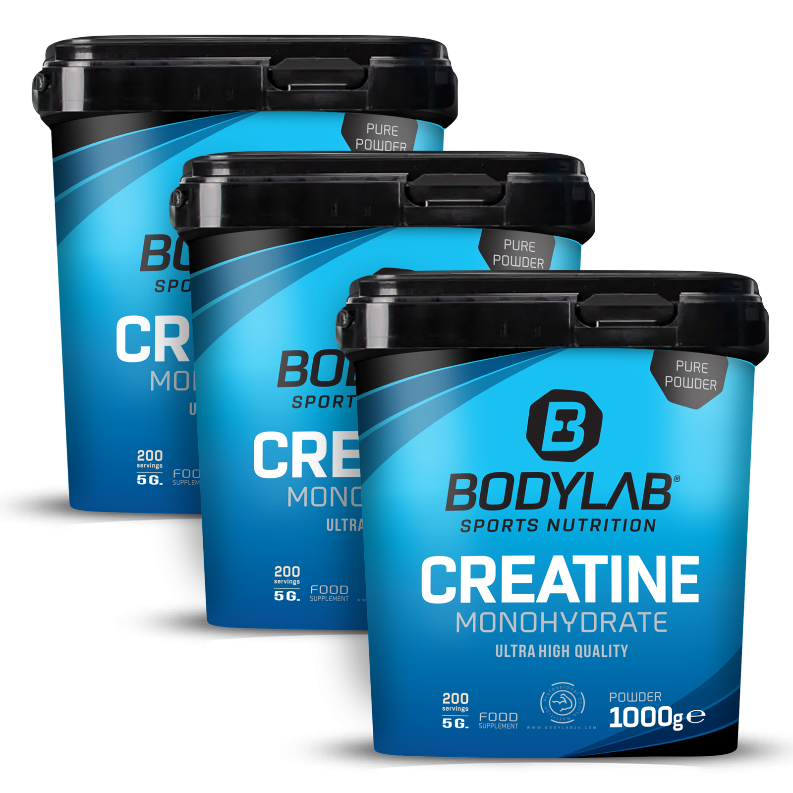 bodylab24-creatine-monohydrate-3-x-1000g-100-pure-powder-vorratspack image 1