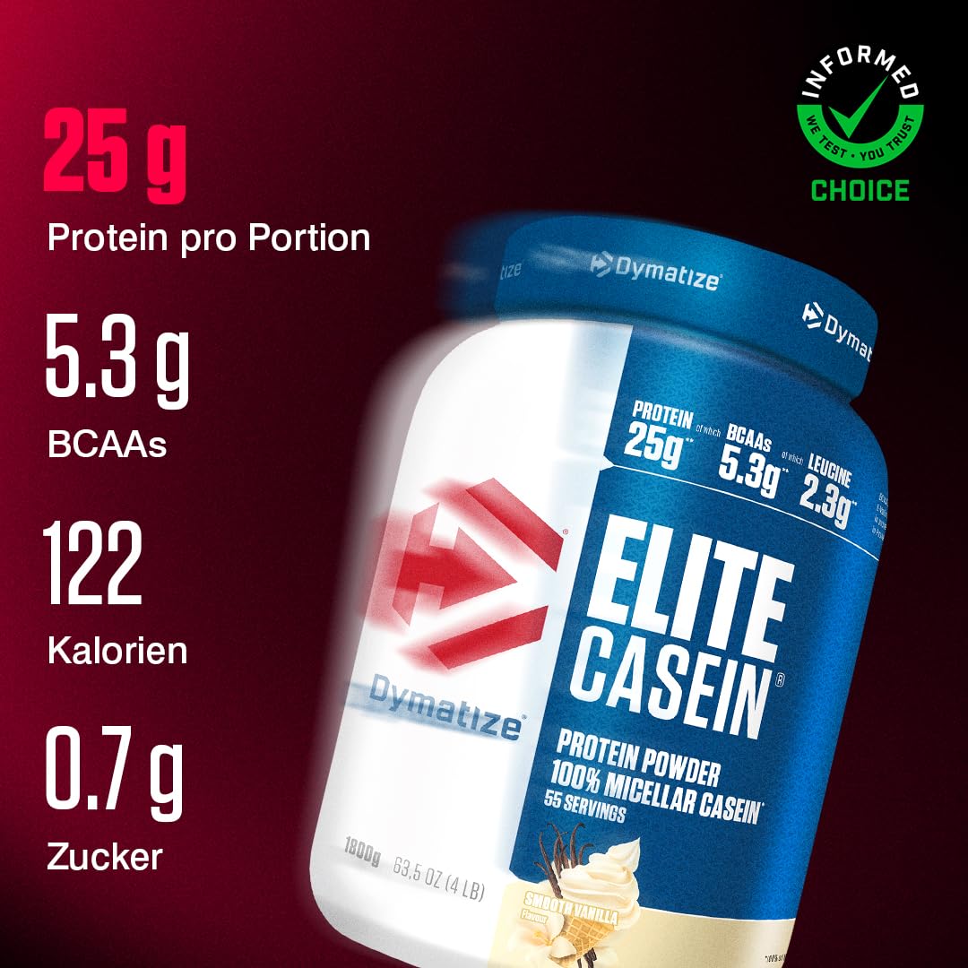 dymatize-elite-casein-vanilla-1800g-casein-proteinpulver-mit-25-g-protein-und-bc image 2