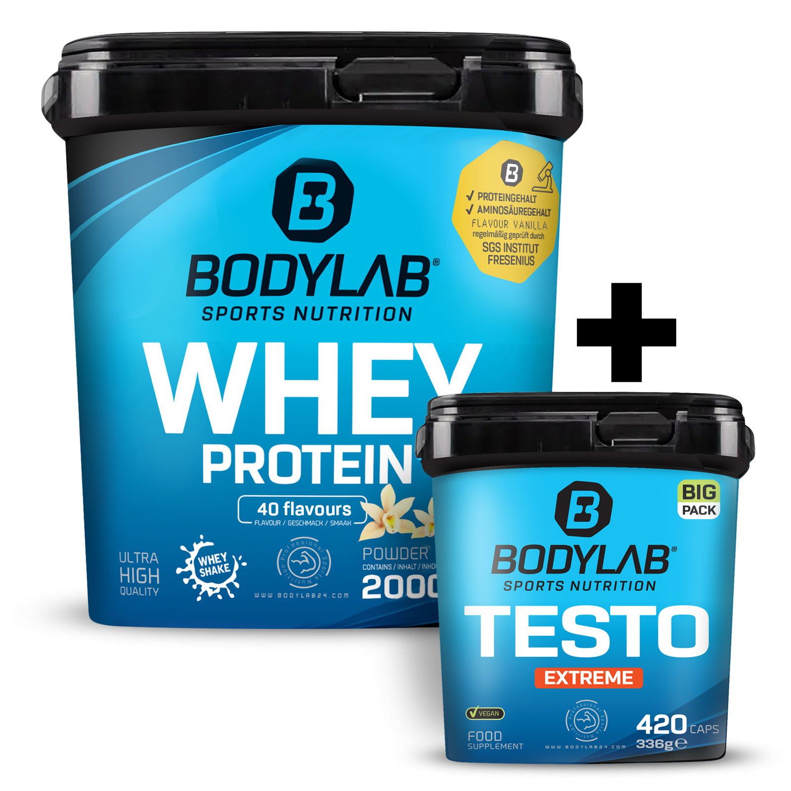 bodylab24-whey-protein-2-kg-big-pack-testo-extreme-2-0-420-kapseln image 1