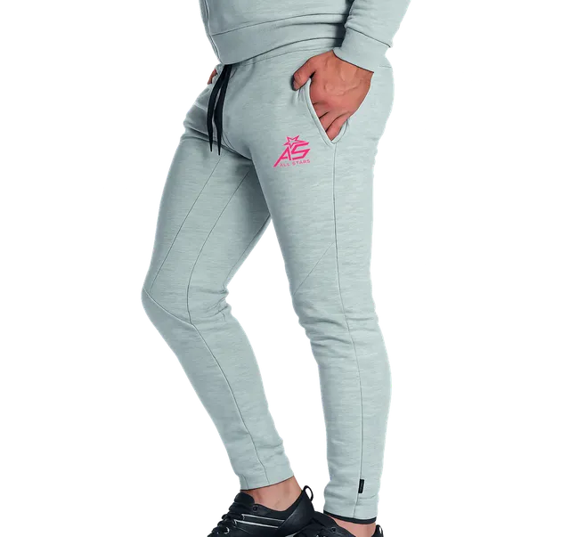 all-stars-hose-lang-trendy-slim-fit-fitnesshose-grau-meliert-f-r-herren image 1