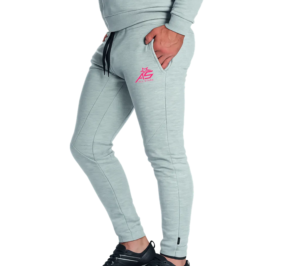 all-stars-hose-lang-trendy-slim-fit-fitnesshose-grau-meliert-f-r-herren image 1