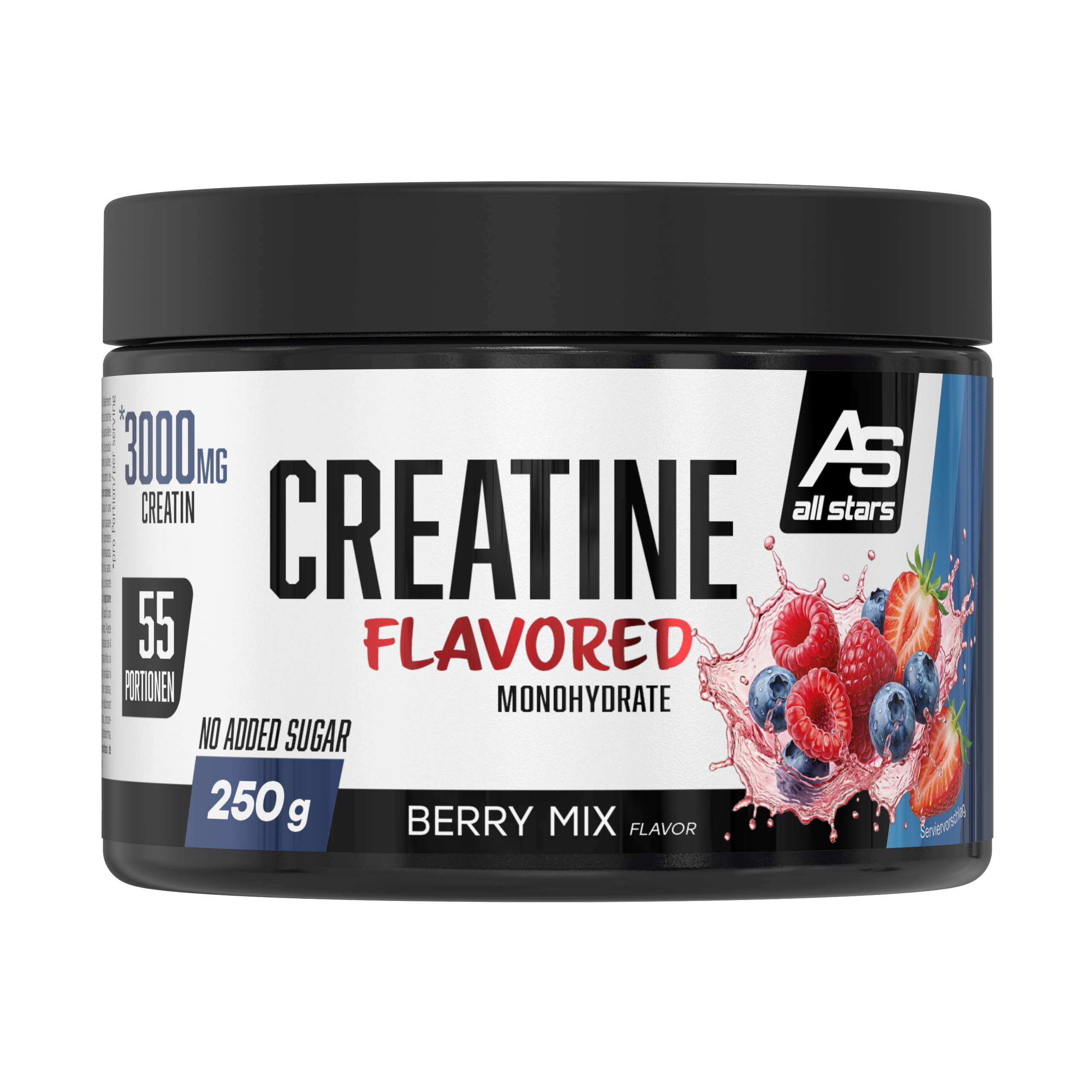 all-stars-creatine-flavored-250-g-dose-green-apple-berry-mix image 1