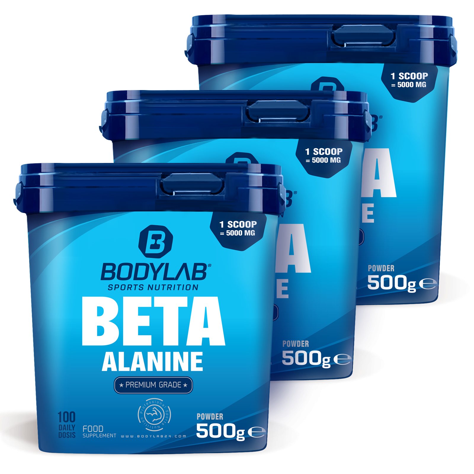 bodylab24-beta-alanine-pulver-3-x-500-g-vorteilspack image 1
