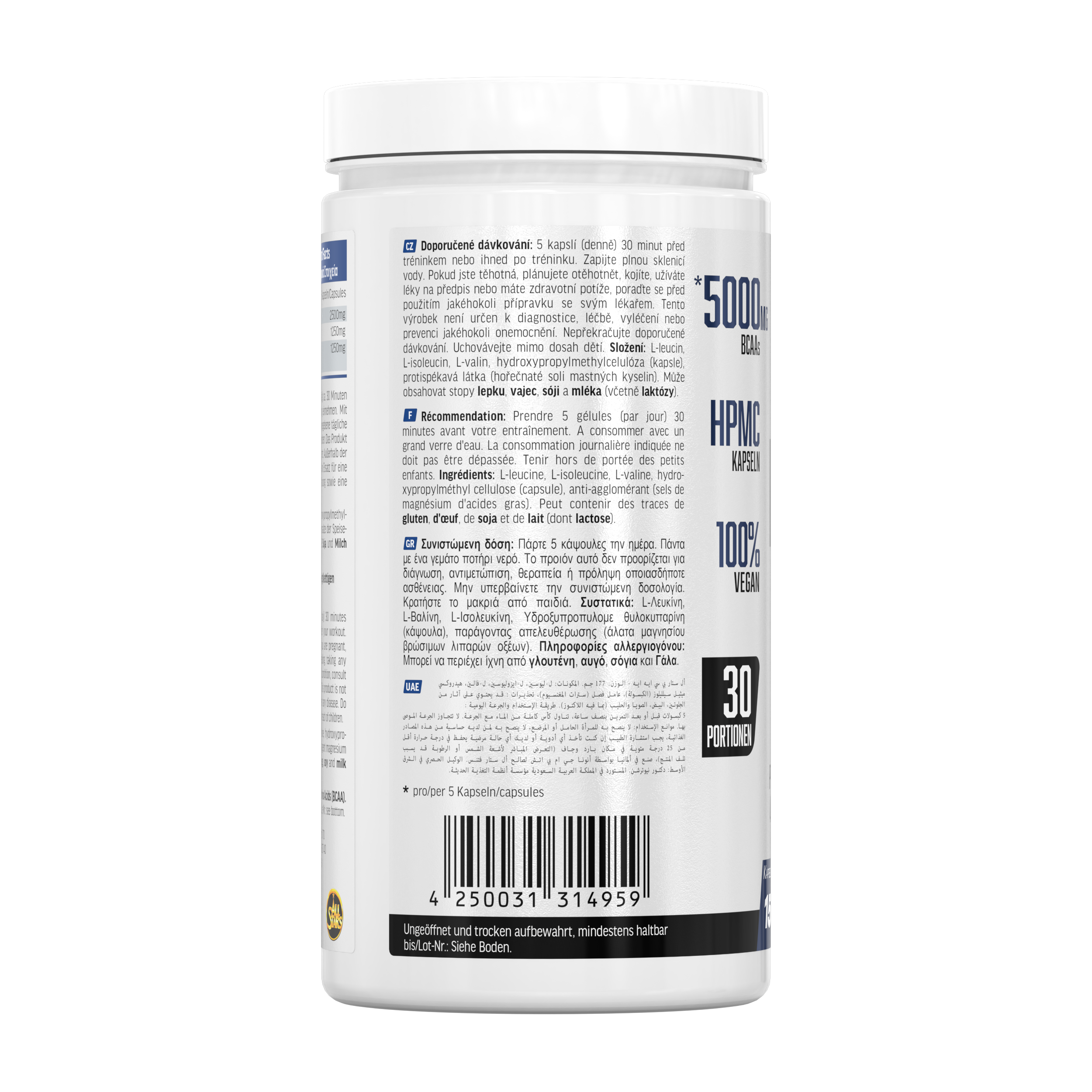 all-stars-bcaa-mega-caps-150-kapseln image 2