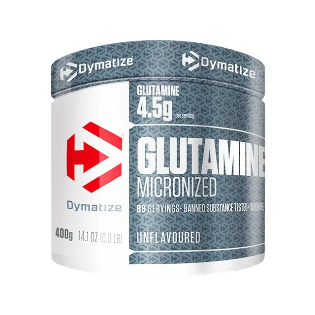dymatize-glutamine-micronized-pulver-neutral-400-g image 1