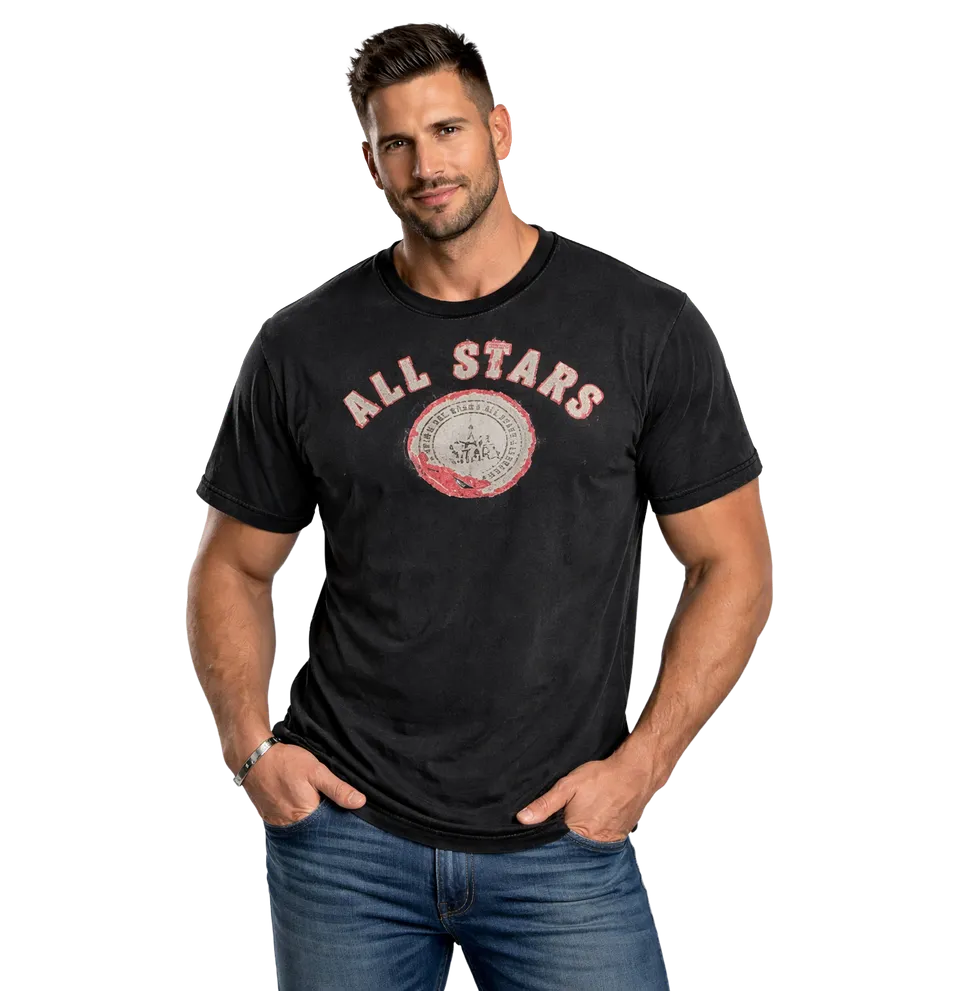 all-stars-bodybuilding-t-shirt-acid-wash-fitness-t-shirt-f-r-m-nner-aus-baumwoll image 1