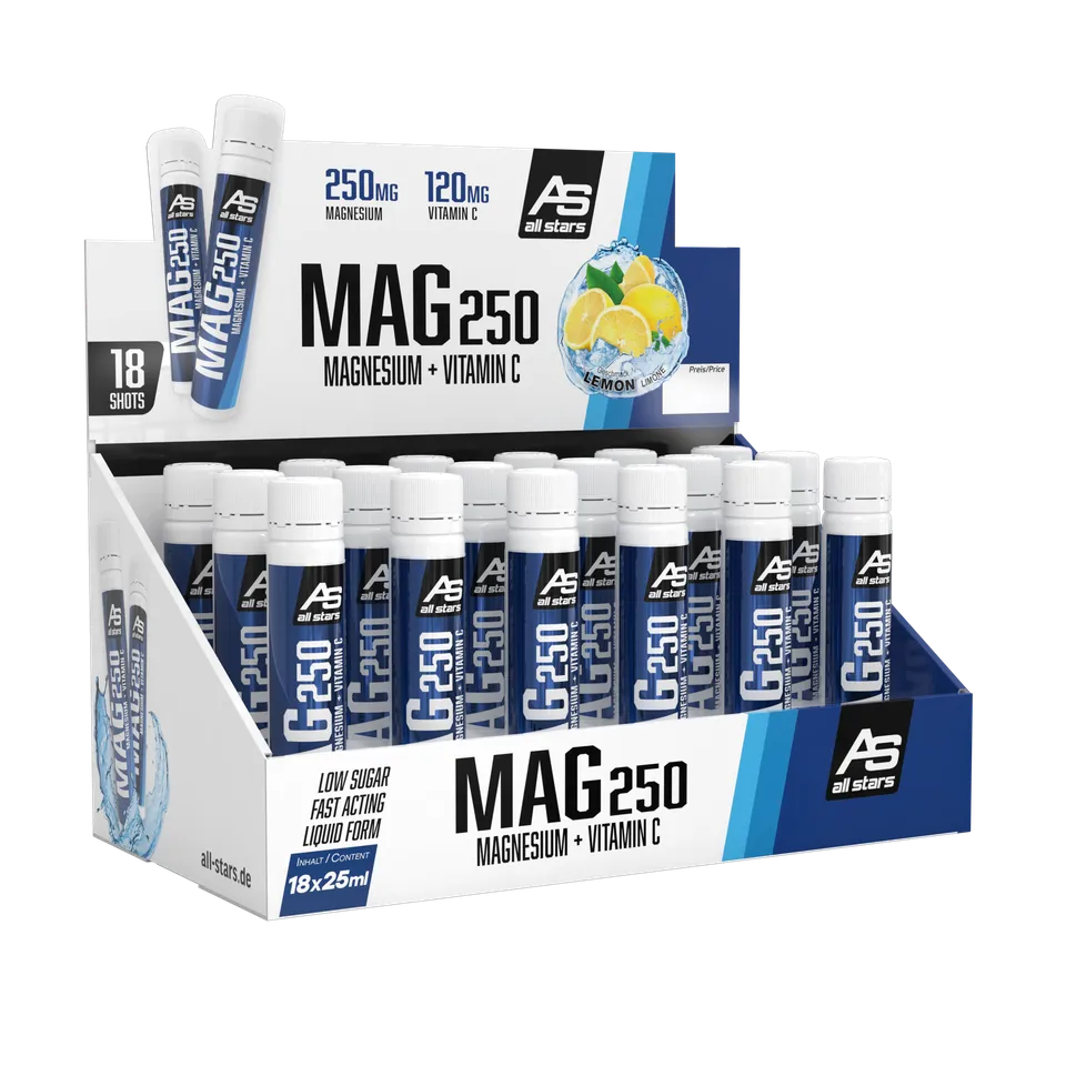 all-stars-mag-250-pure-liquid-magnesium-trinkampullen-zitrone image 1