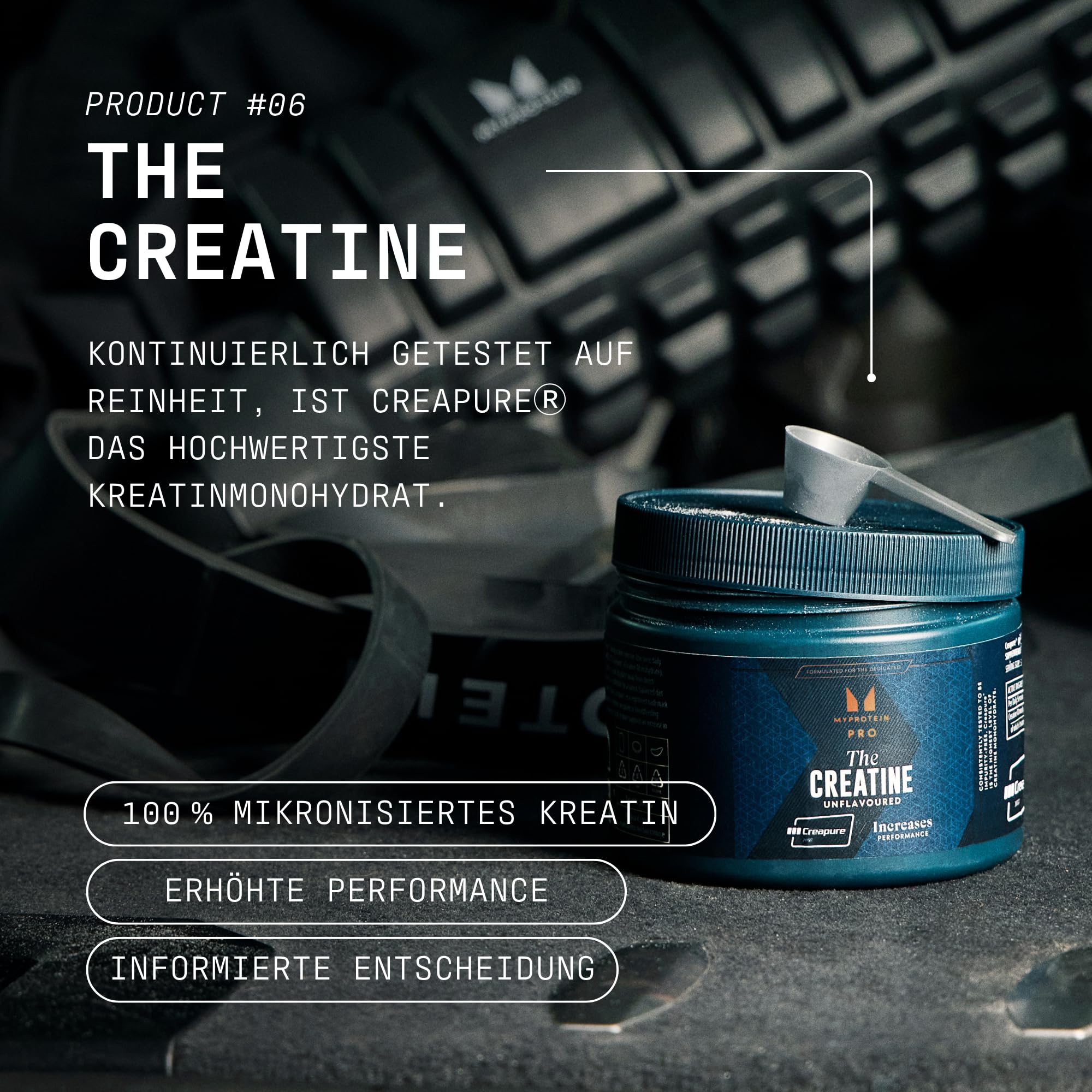 myprotein-the-creatine-creapure-500g-geschmacksneutral-kreatin-monohydrat-pulver image 2
