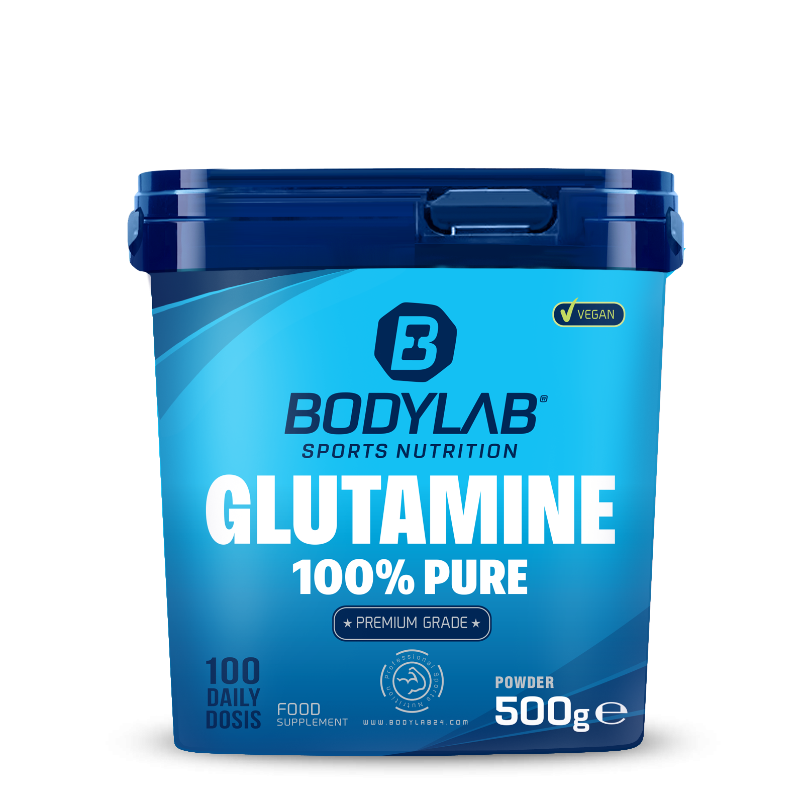 bodylab24-glutamin-powder-aminos-ure-pulver-500-g image 1