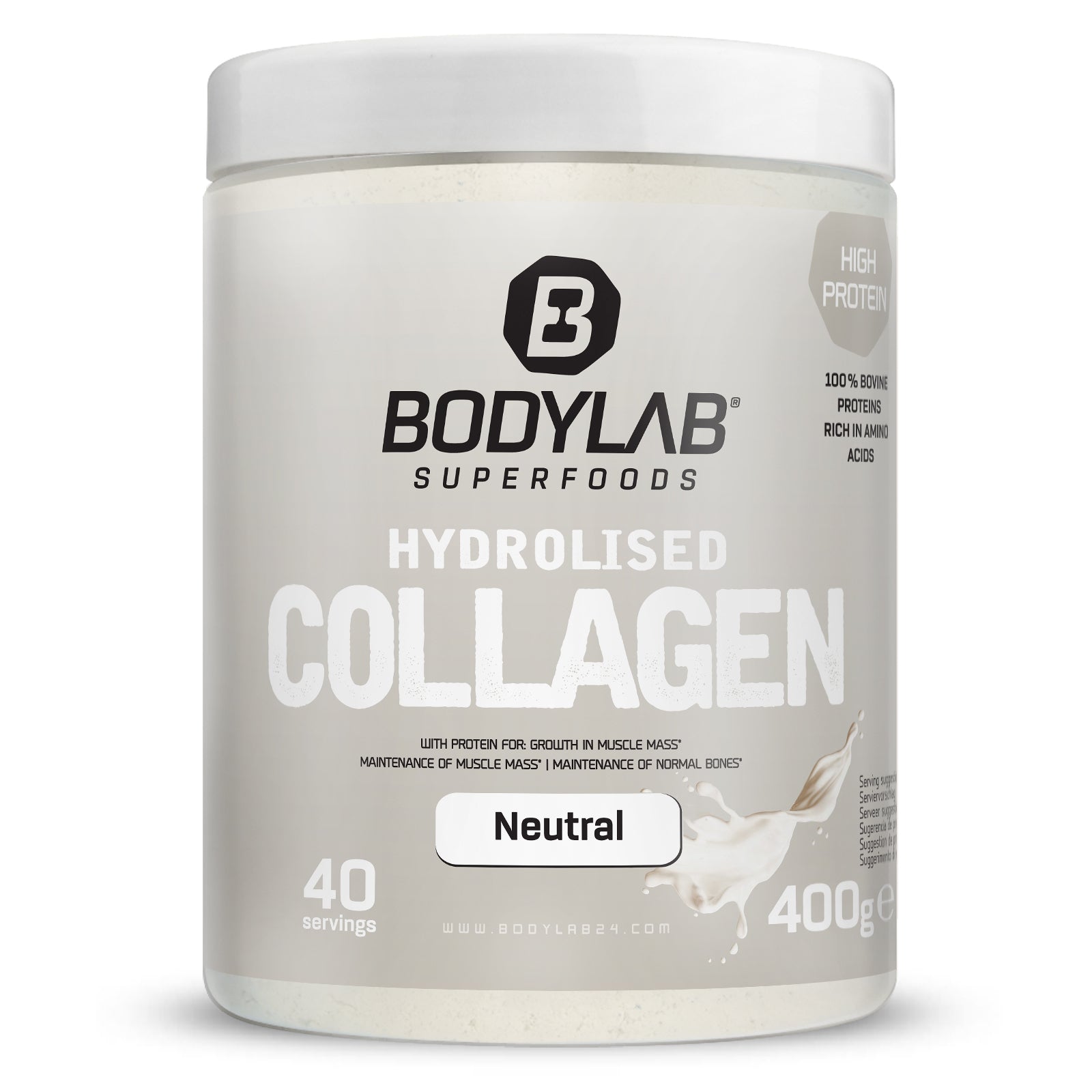 bodylab24-hydrolised-collagen-pulver-400g image 1
