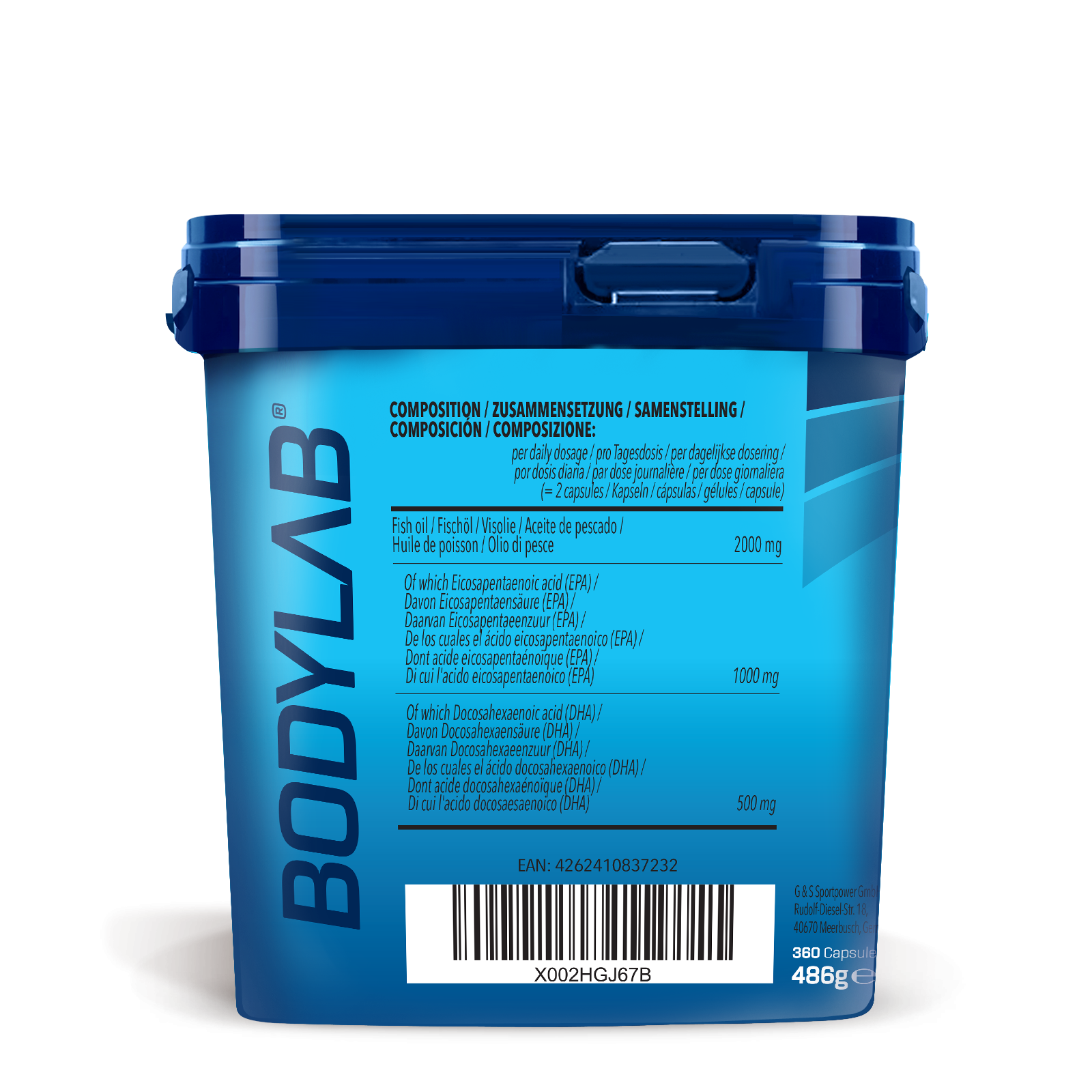 bodylab24-omega-3-extreme-big-pack-omega-3-softgel-kapseln-360-kapseln image 2