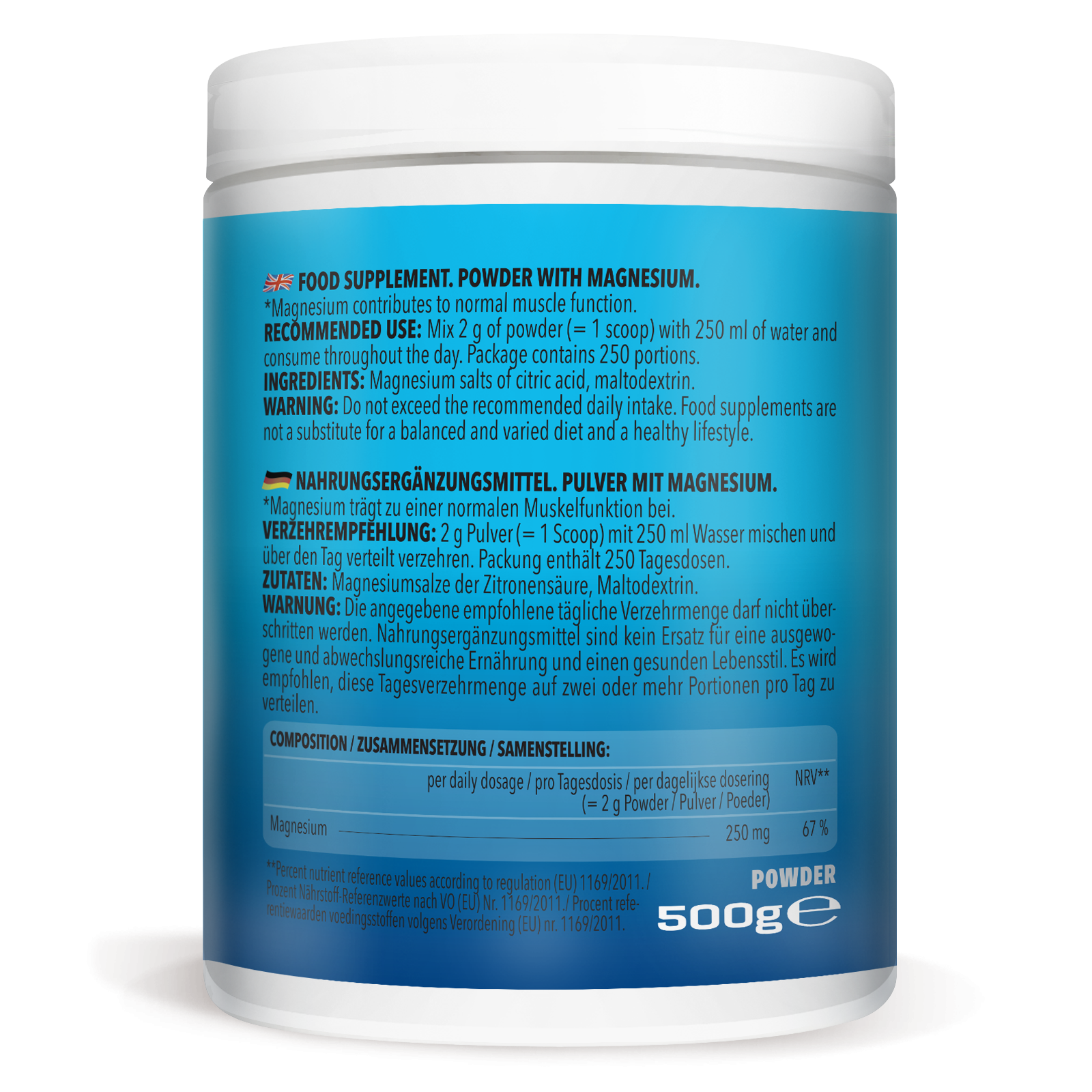 bodylab24-magnesium-citrate-powder-magnesiumcitrat-pulver-500g image 3