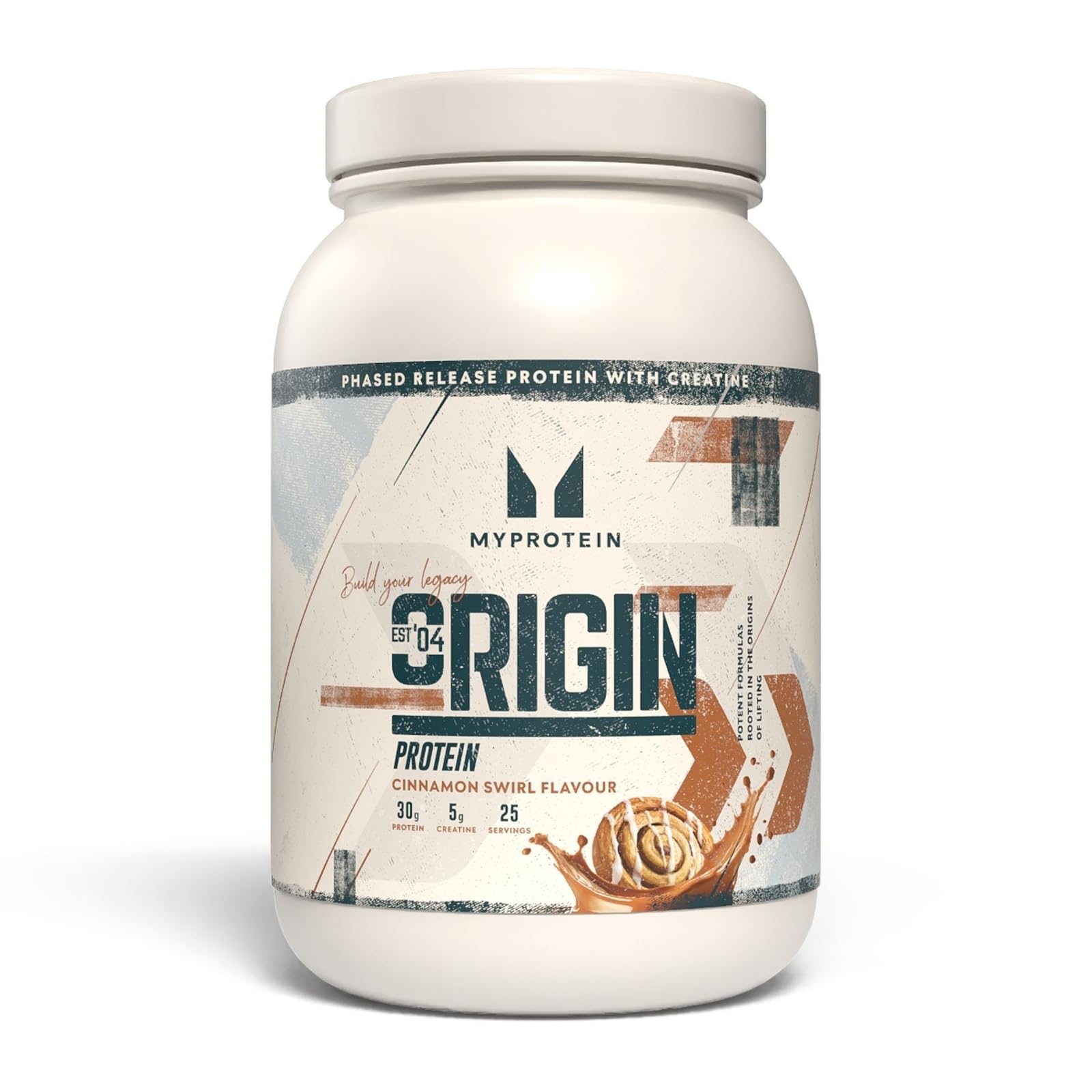 myprotein-origin-protein-mit-kreatin-1-2-kg-zimtschnecke-25-portionen image 1