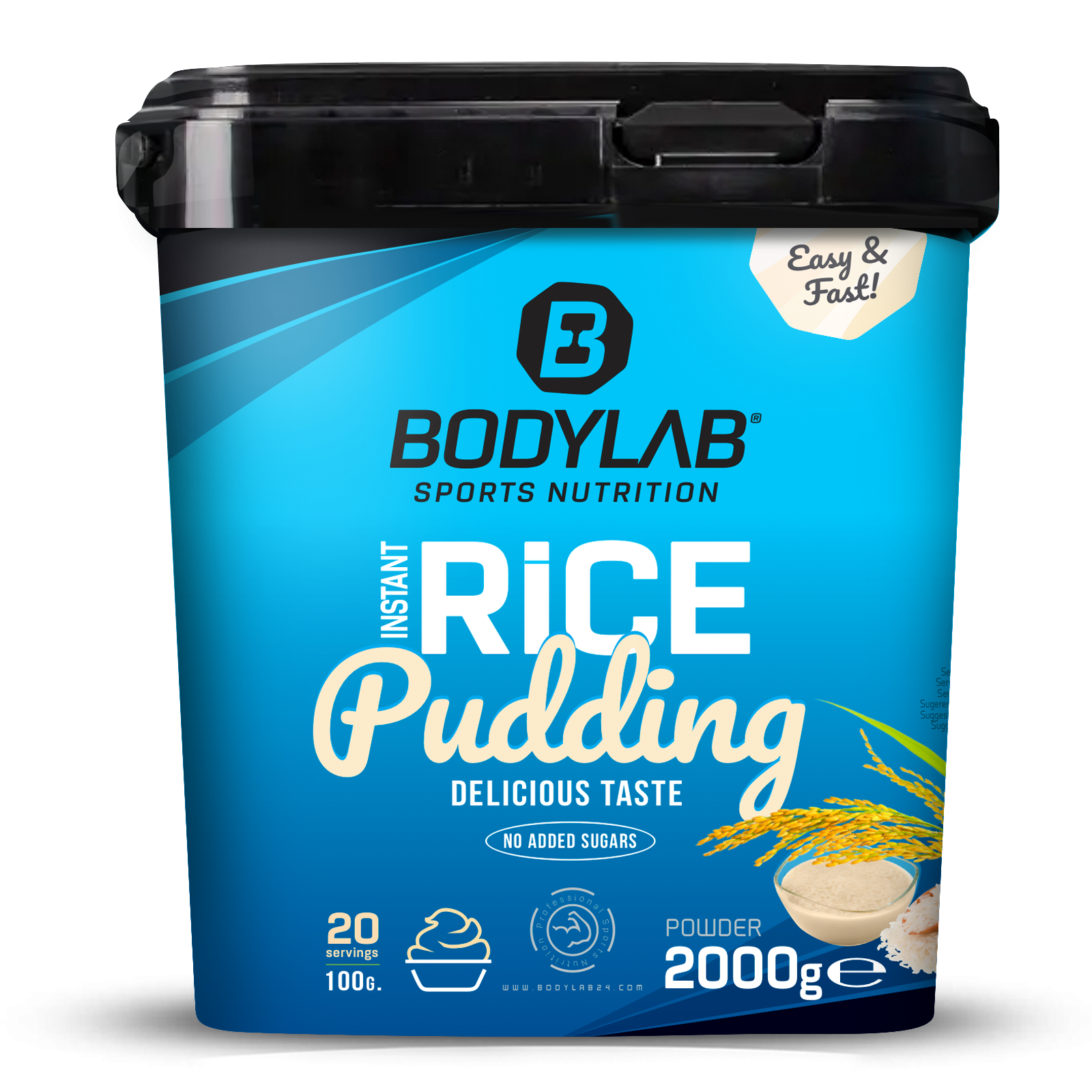 bodylab24-instant-rice-pudding-2000g-dose-100-reisgrie image 1