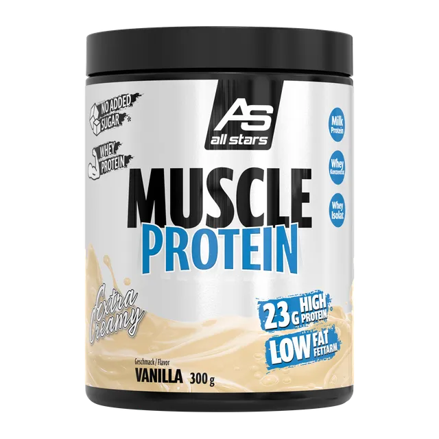 all-stars-muscle-protein-pulver-300-g-dose image 1
