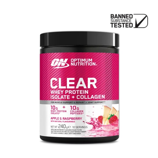 optimum-nutrition-clear-whey-isolate-collagen-elite-240-g-fruchtiges-isolat image 1