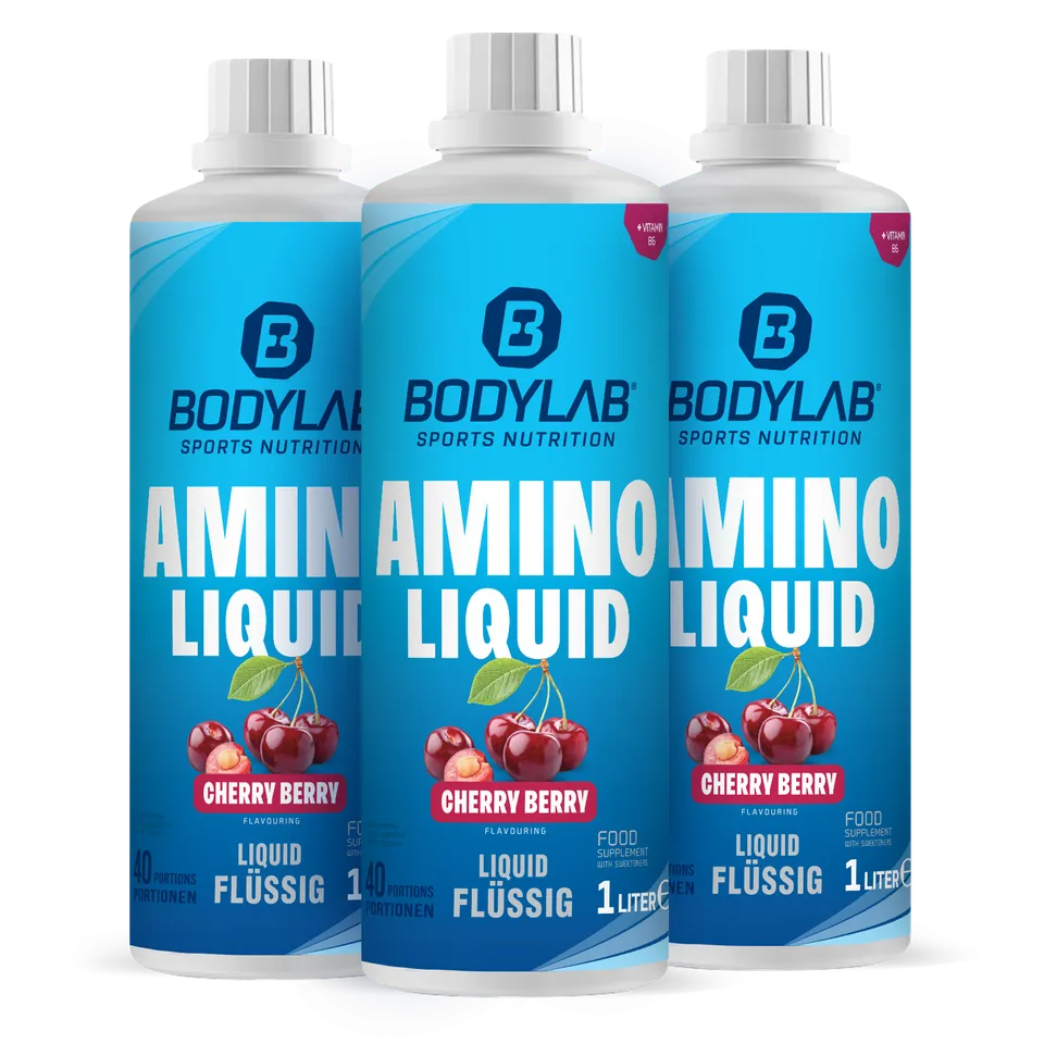 bodylab24-3-x-amino-liquid-cherry-berry-1000ml image 1