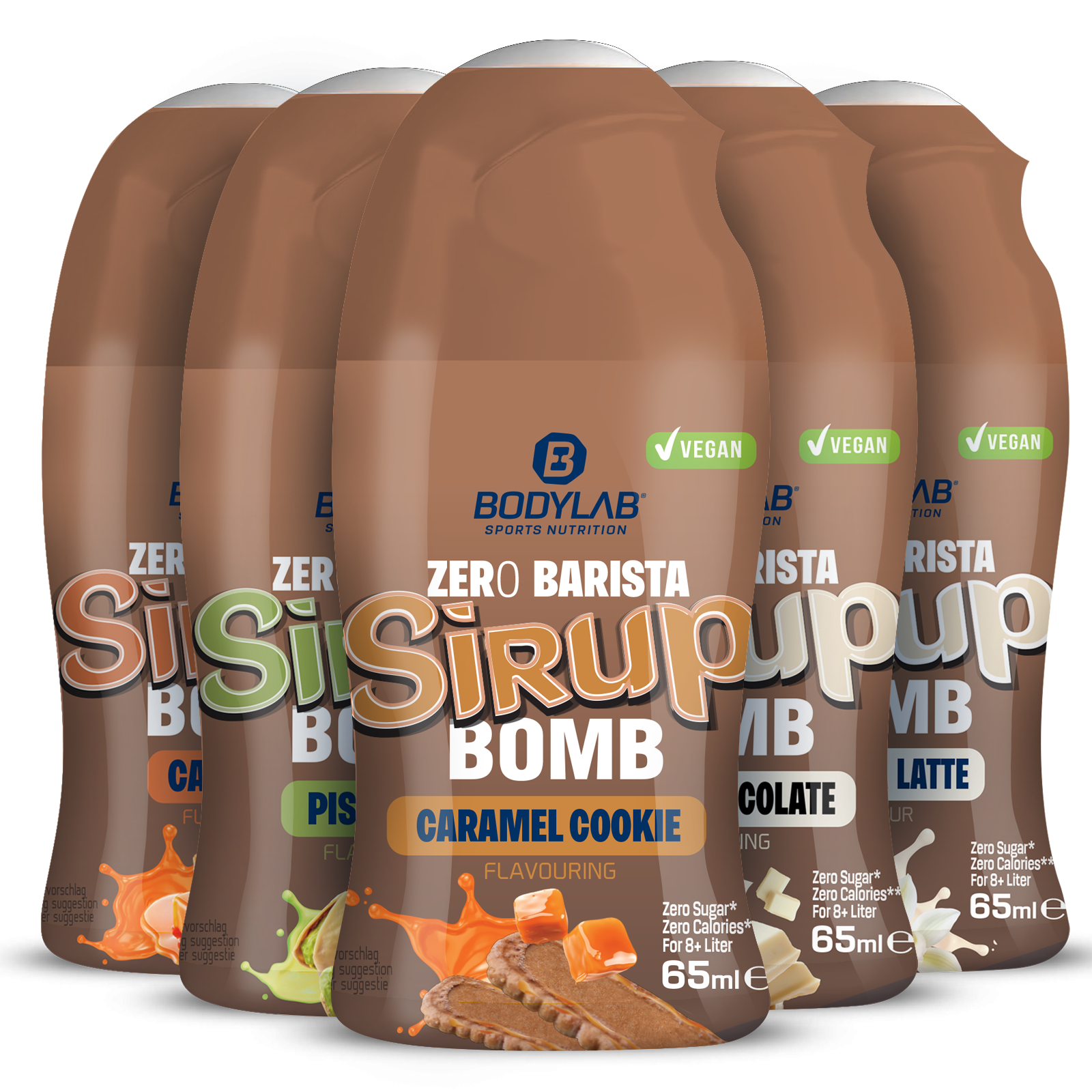 bodylab24-zero-barista-sirup-bomb-box-5x65g-kaffee-sirups image 2