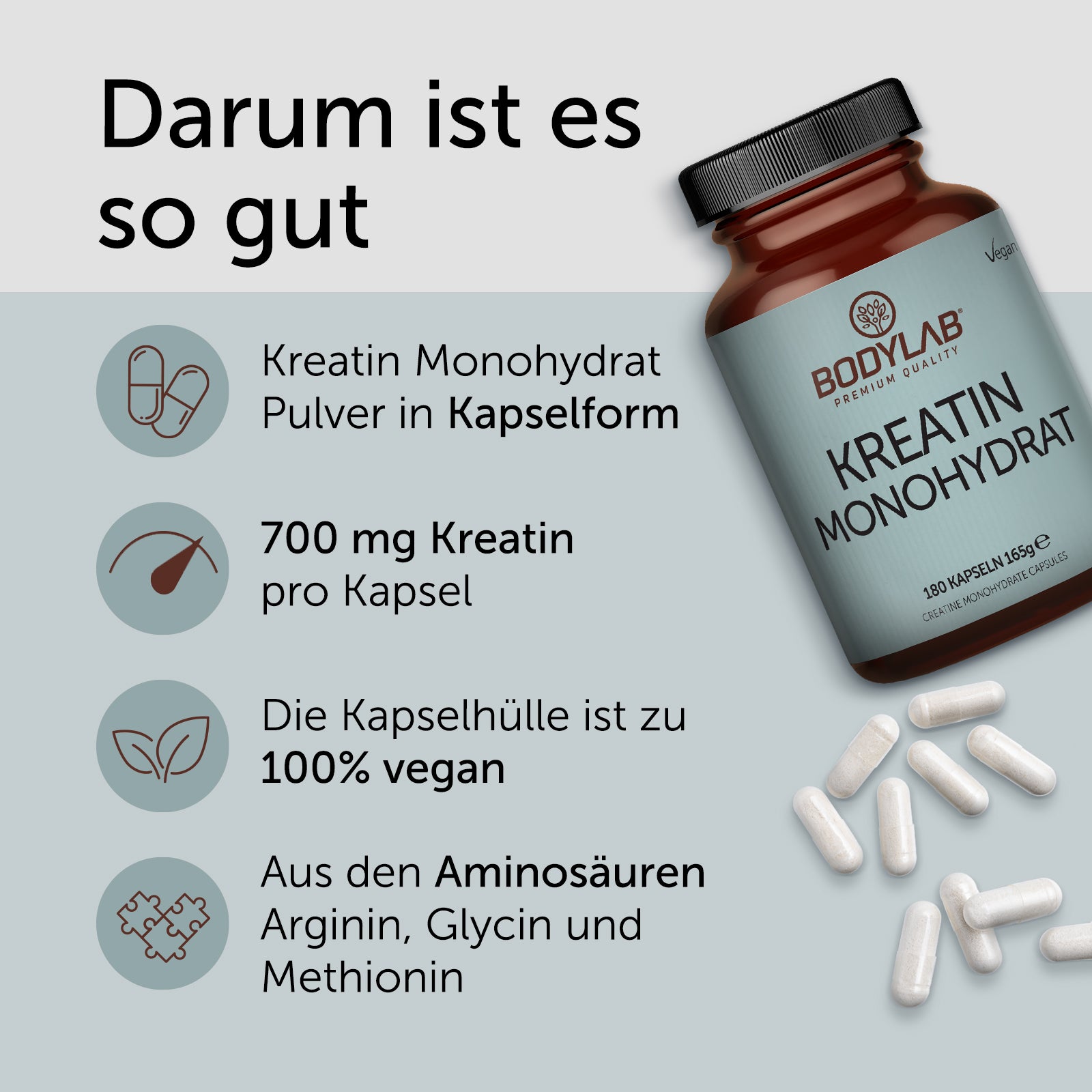 bodylab24-kreatin-monohydrat-kapseln-2-x-180-kapseln image 2