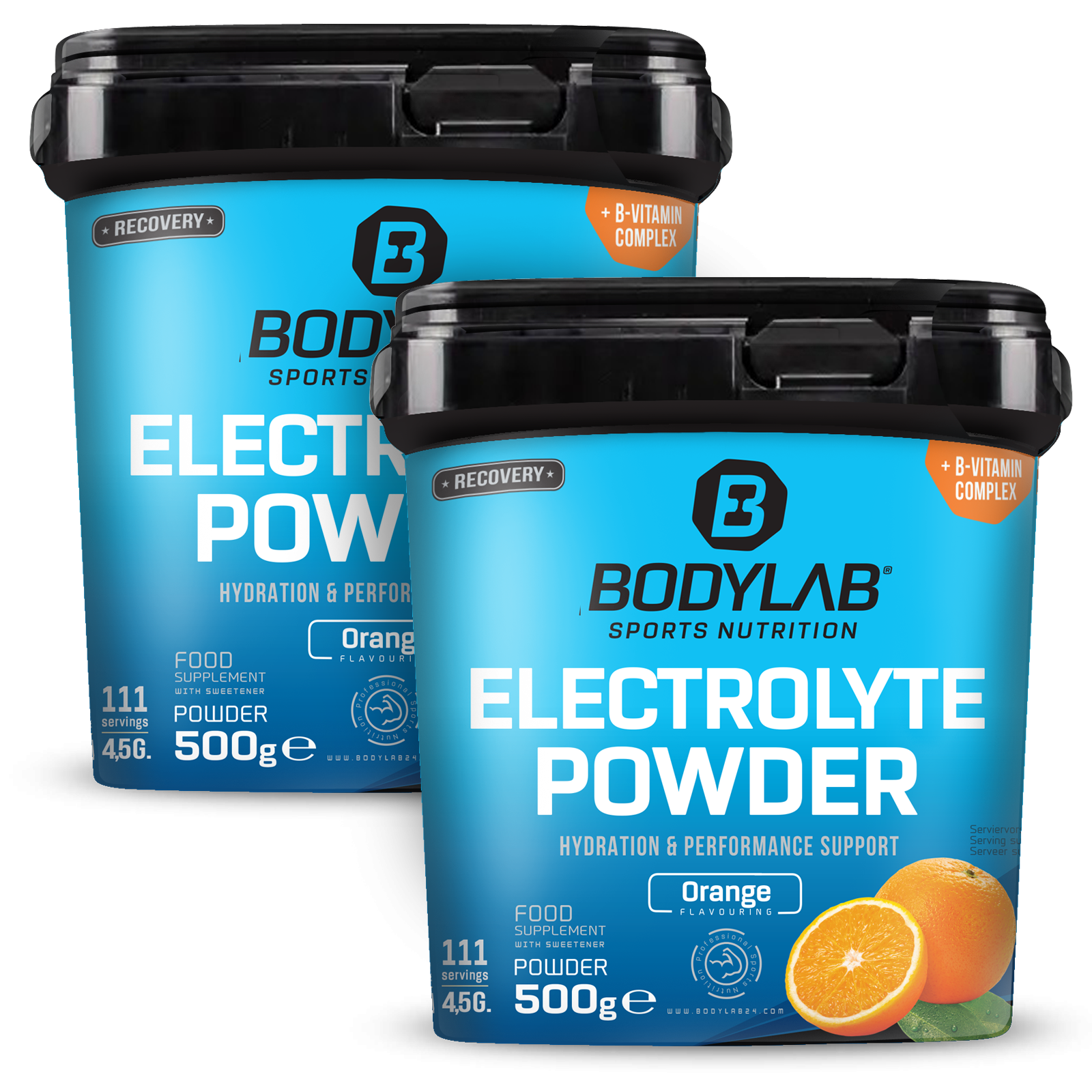 bodylab24-electrolyte-powder-orange-elektrolyt-drink-2-x-500g image 1