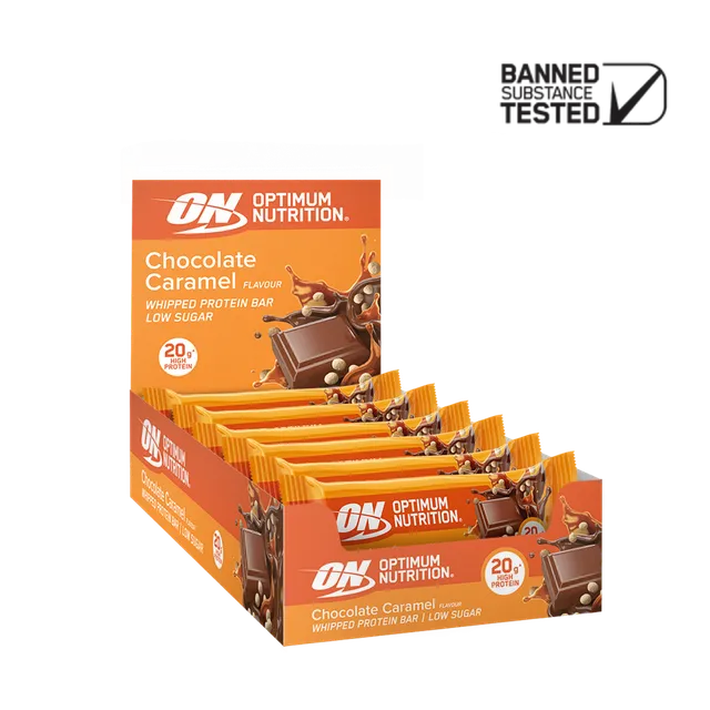 optimum-nutrition-elite-protein-bar-chocolate-caramel-whipped-20-g-protein image 1