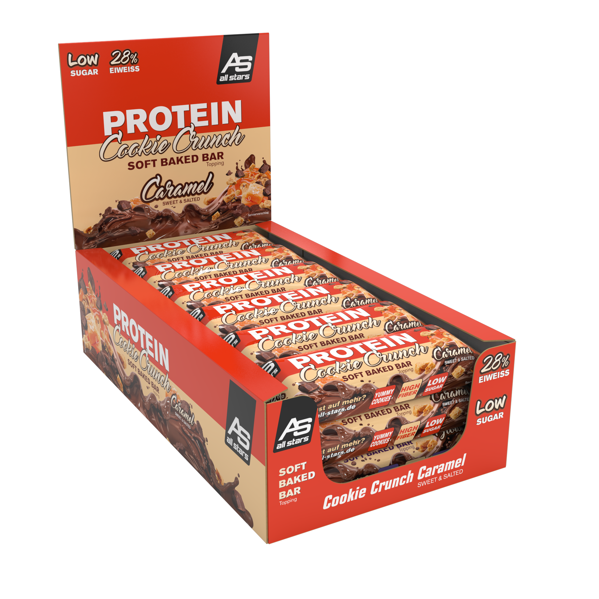 all-stars-protein-cookie-crunch-bar-50-g-proteinriegel-mit-schokolade image 1