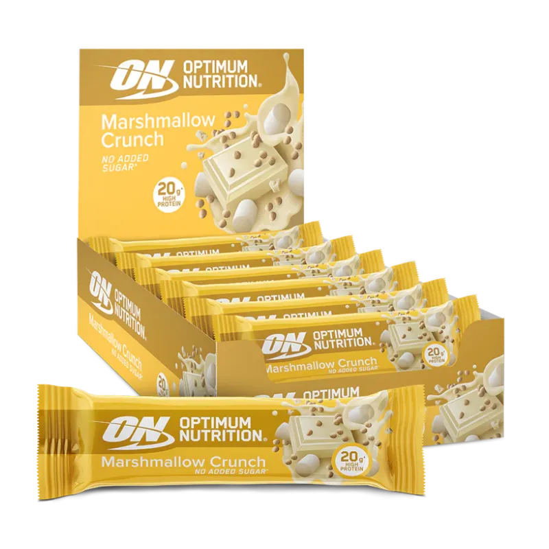 optimum-nutrition-marshmallow-crunch-protein-bar-20g-protein image 1