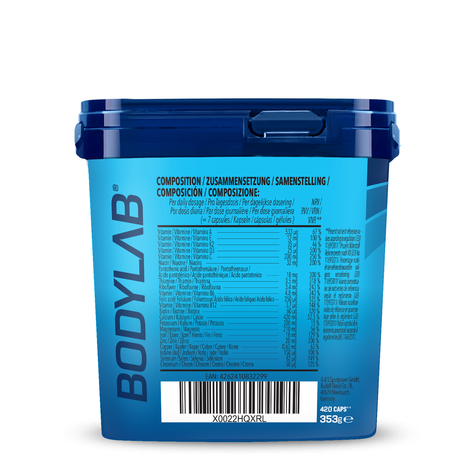 bodylab24-bodybuilder-stack-2-0-big-pack-multivitamin-multimineral-kapseln-vegan image 4