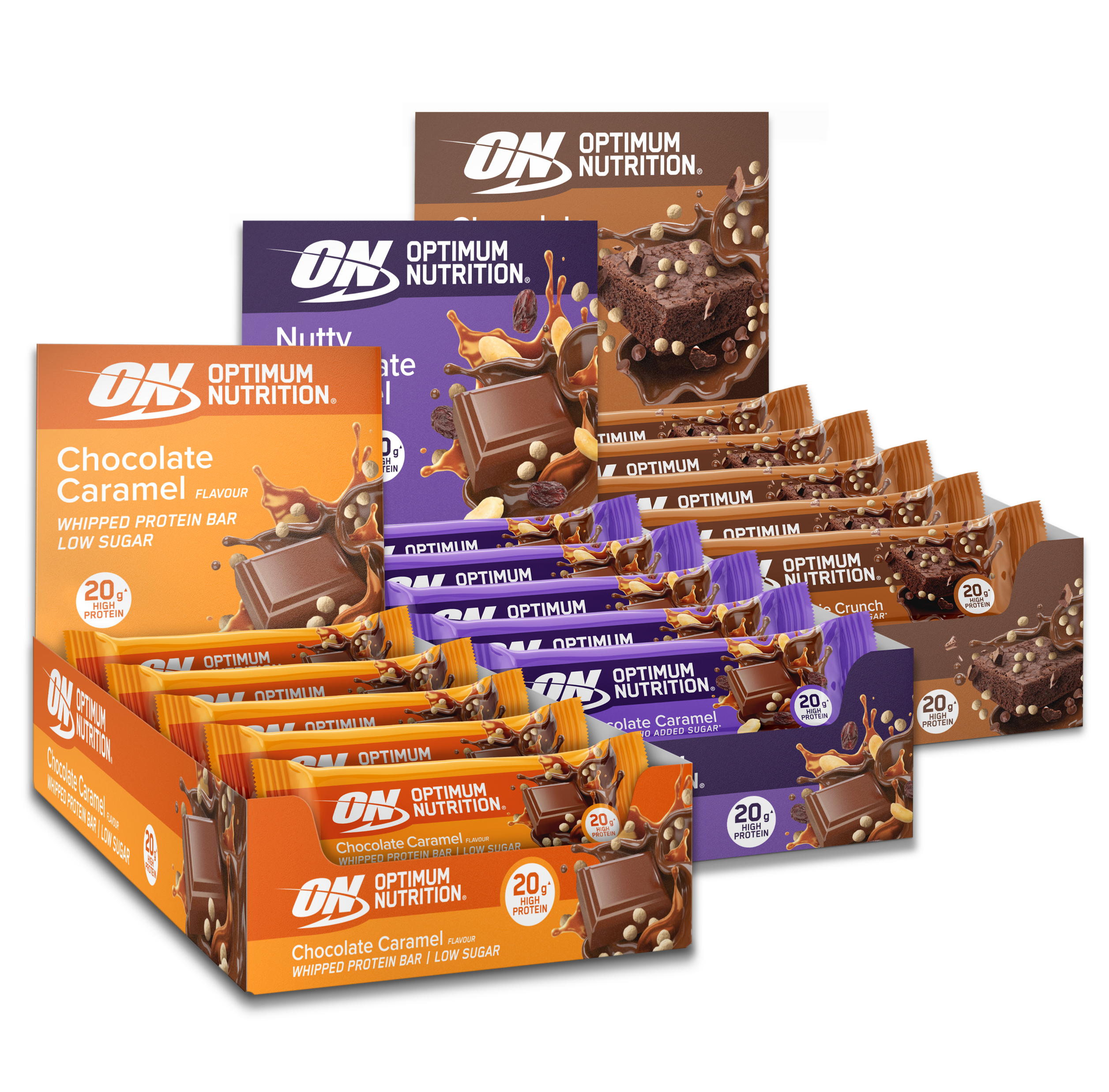 optimum-nutrition-gold-standard-protein-bar-3x-box-18-20-g-protein-pro-riegel image 1