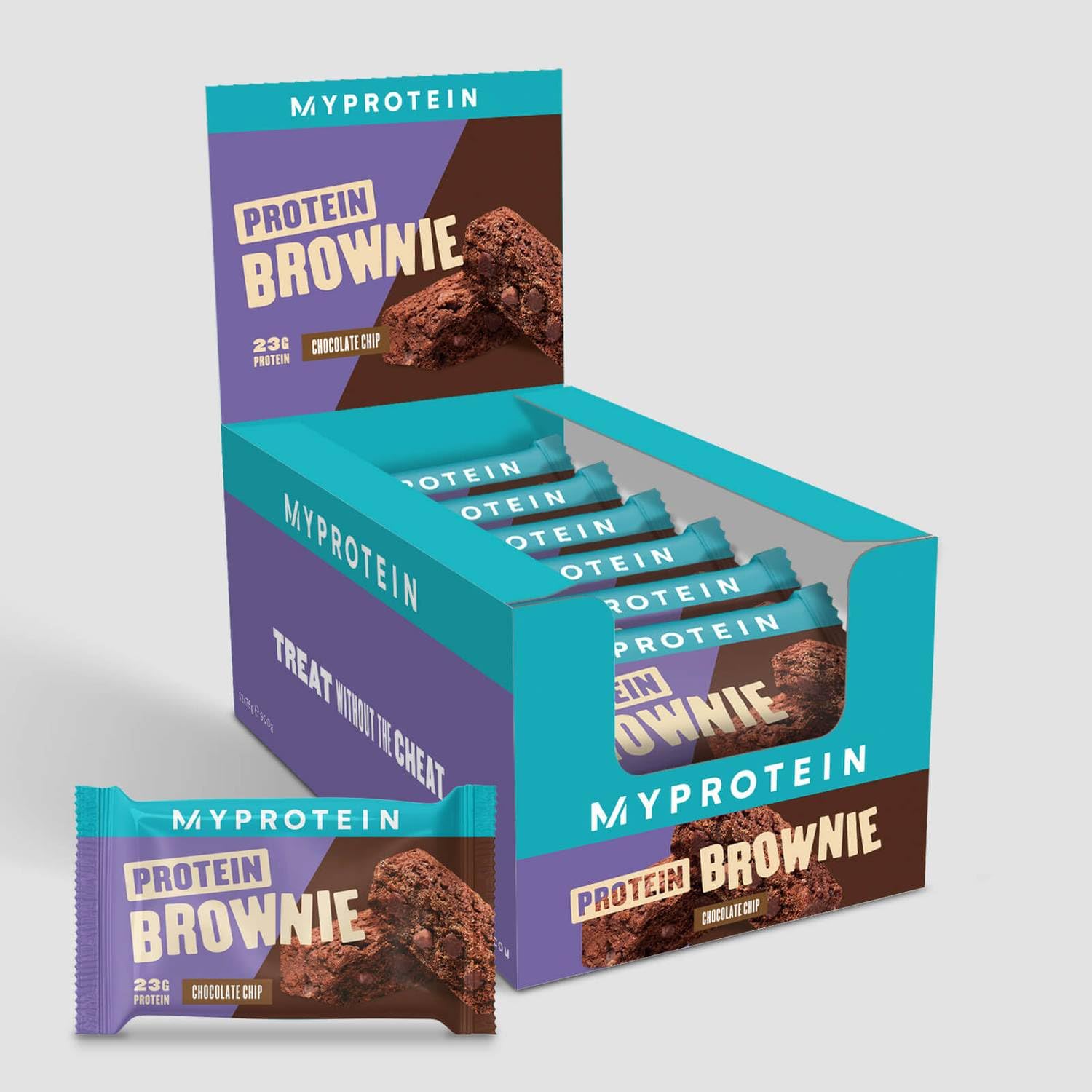 myprotein-protein-brownie-chocolate-12-x-75g image 1