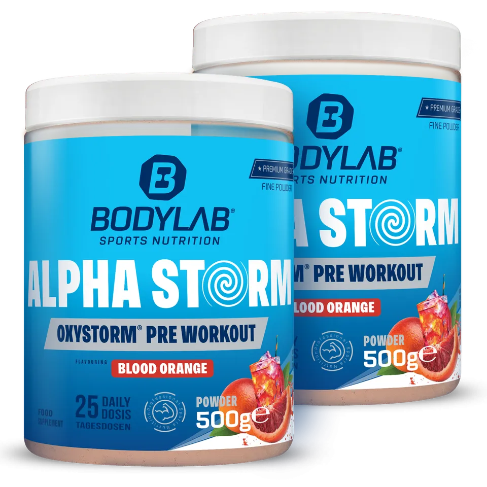 bodylab24-alpha-storm-oxystorm-pre-workout-blood-orange-koffeinfrei-2-x-500g image 1