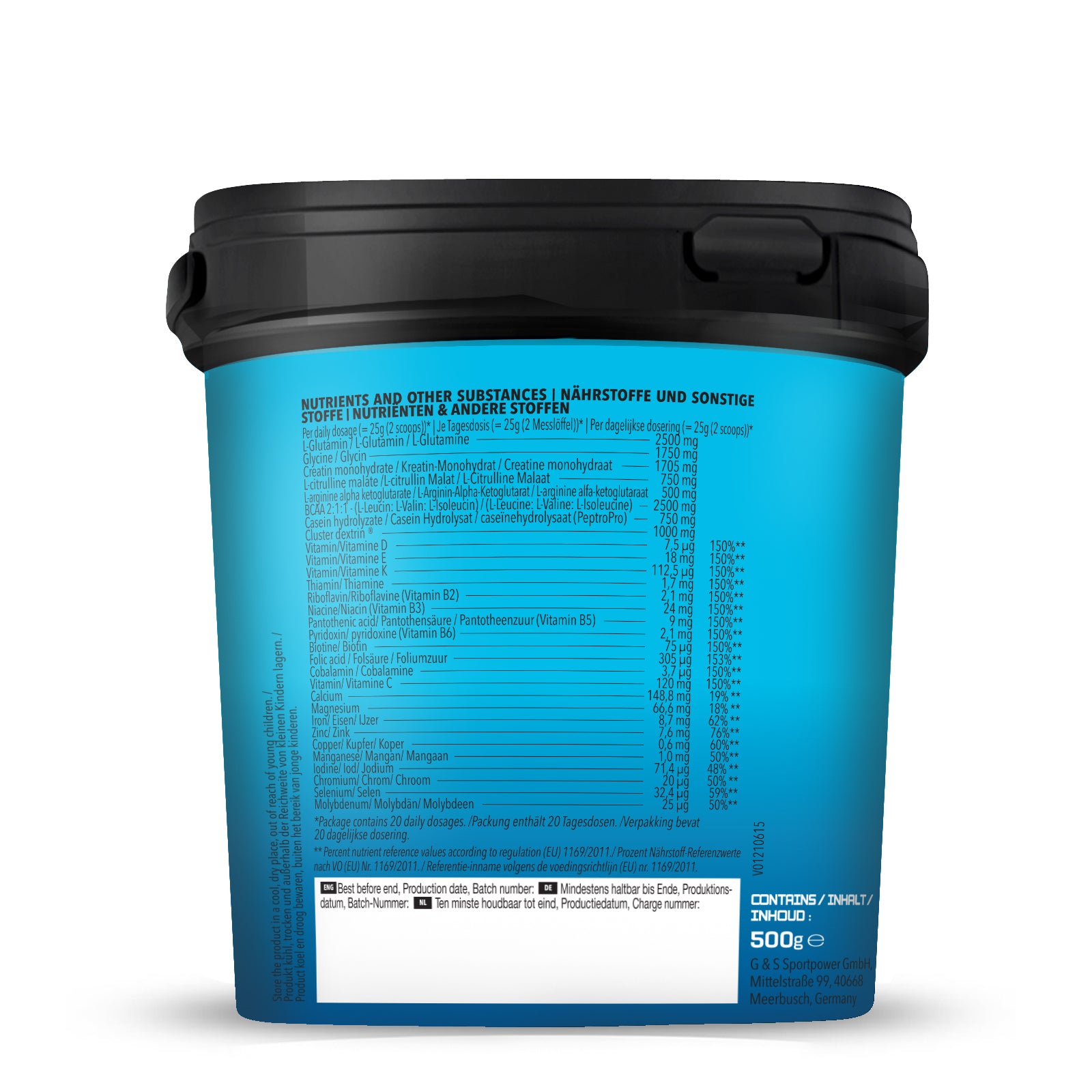 bodylab24-post-workout-extreme-500g-recovery-pulver-fruchtig image 6
