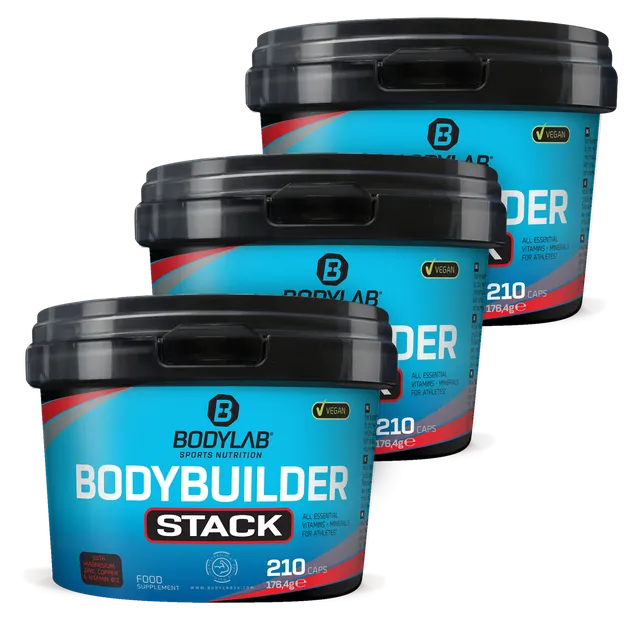 bodylab24-bodybuilder-stack-vitamin-mineral-kapseln-vegan-3-x-210-kapseln image 1