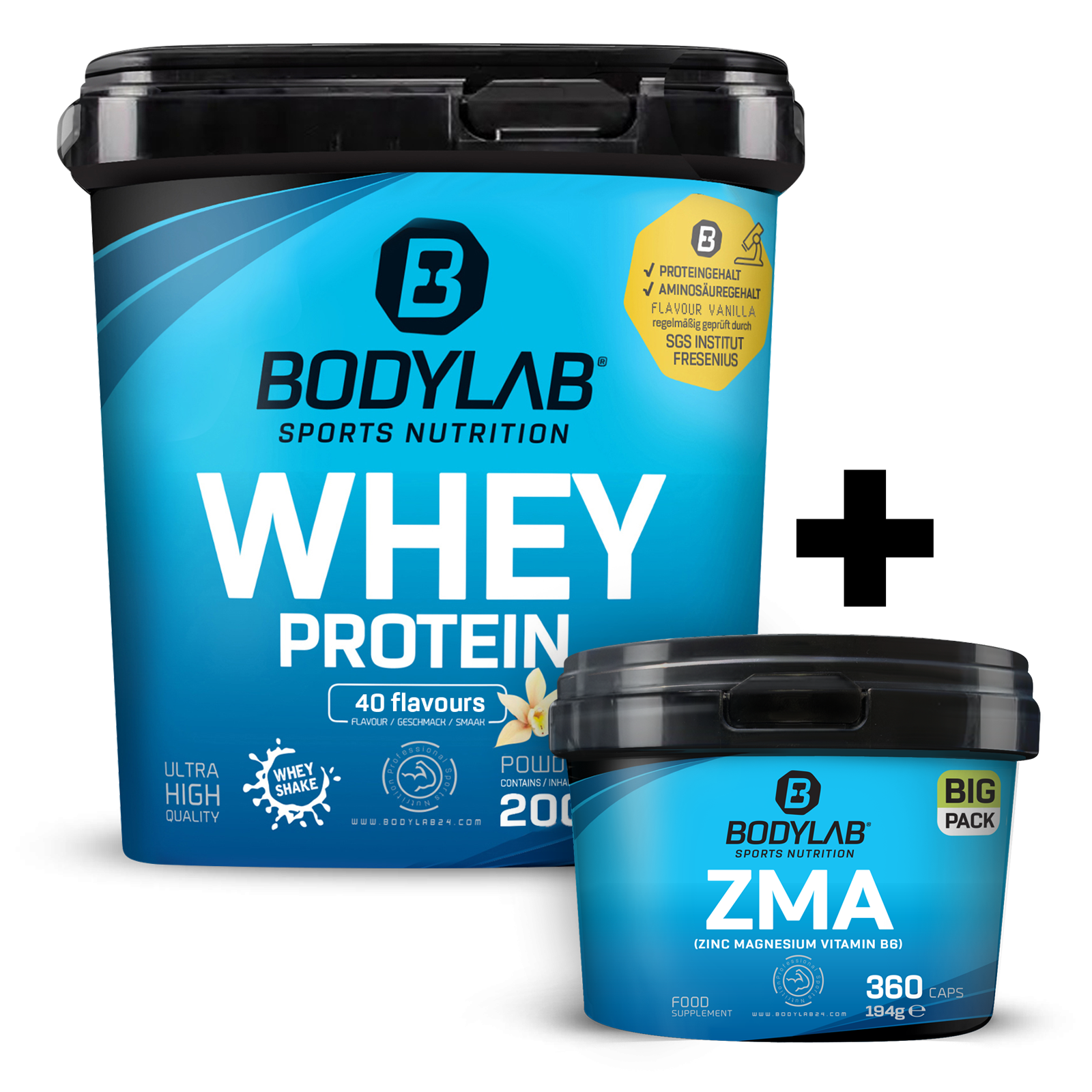 bodylab24-whey-protein-2-kg-big-pack-zma-360-kapseln-set image 1