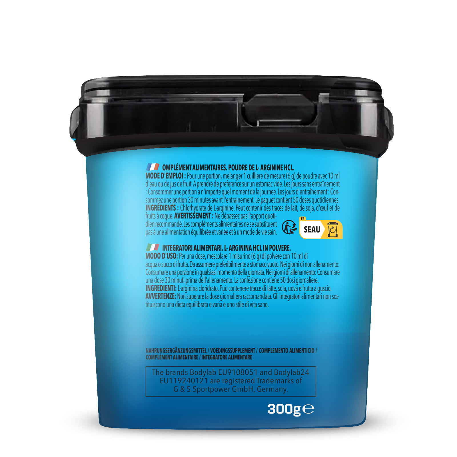 bodylab24-arginine-hcl-powder-300-g image 4