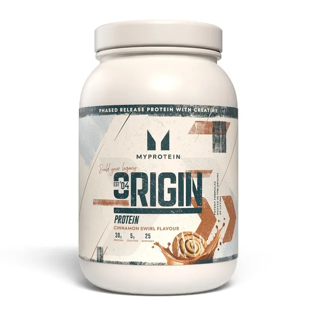 myprotein-origin-protein-mit-kreatin-1-2-kg-zimtschnecke-25-portionen image 1