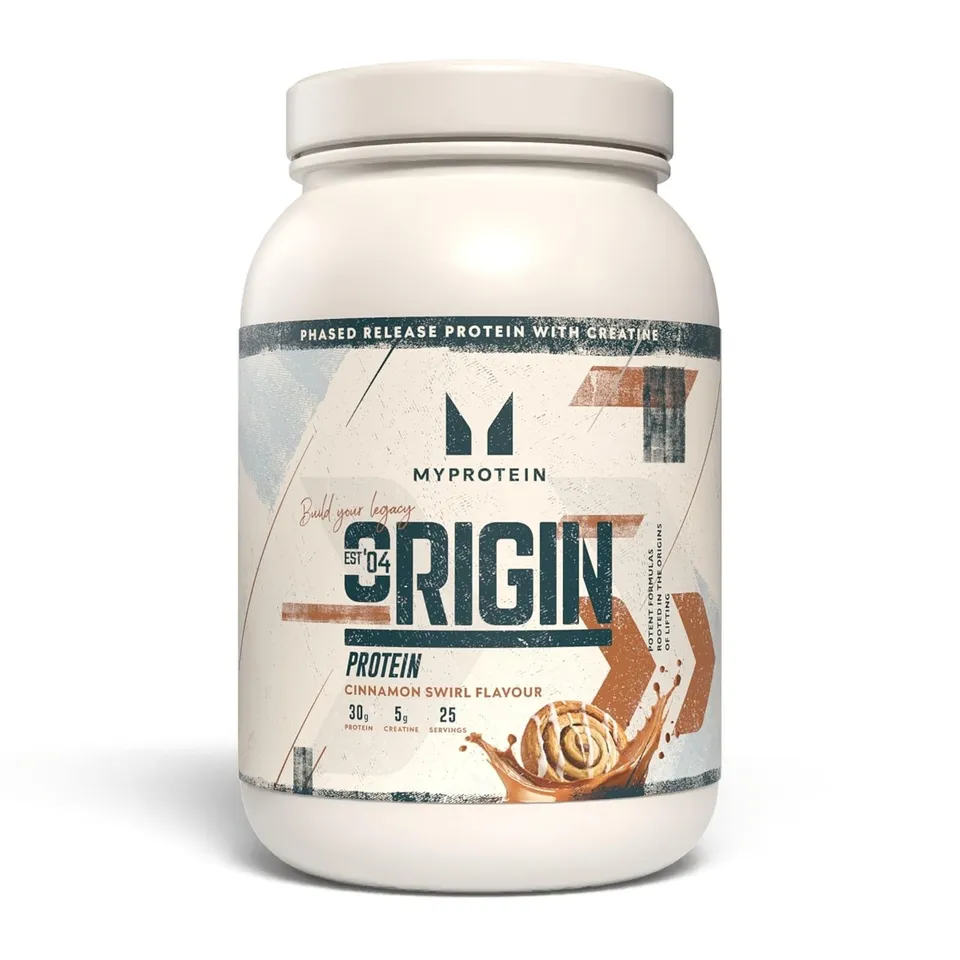 myprotein-origin-protein-mit-kreatin-1-2-kg-zimtschnecke-25-portionen image 1